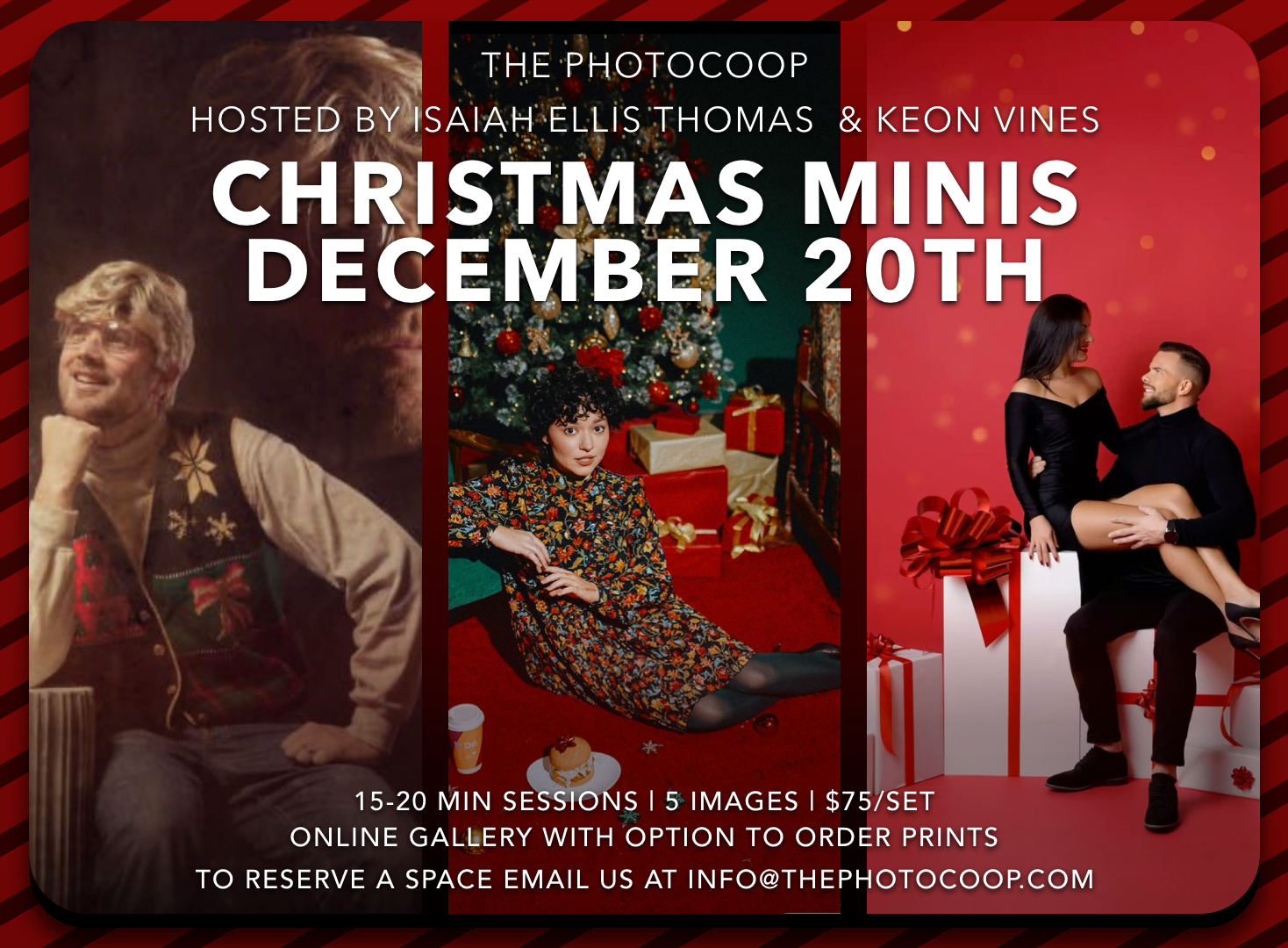 CHRISTMAS MINIS AT THE PHOTOCOOP — CORE DETAILS
