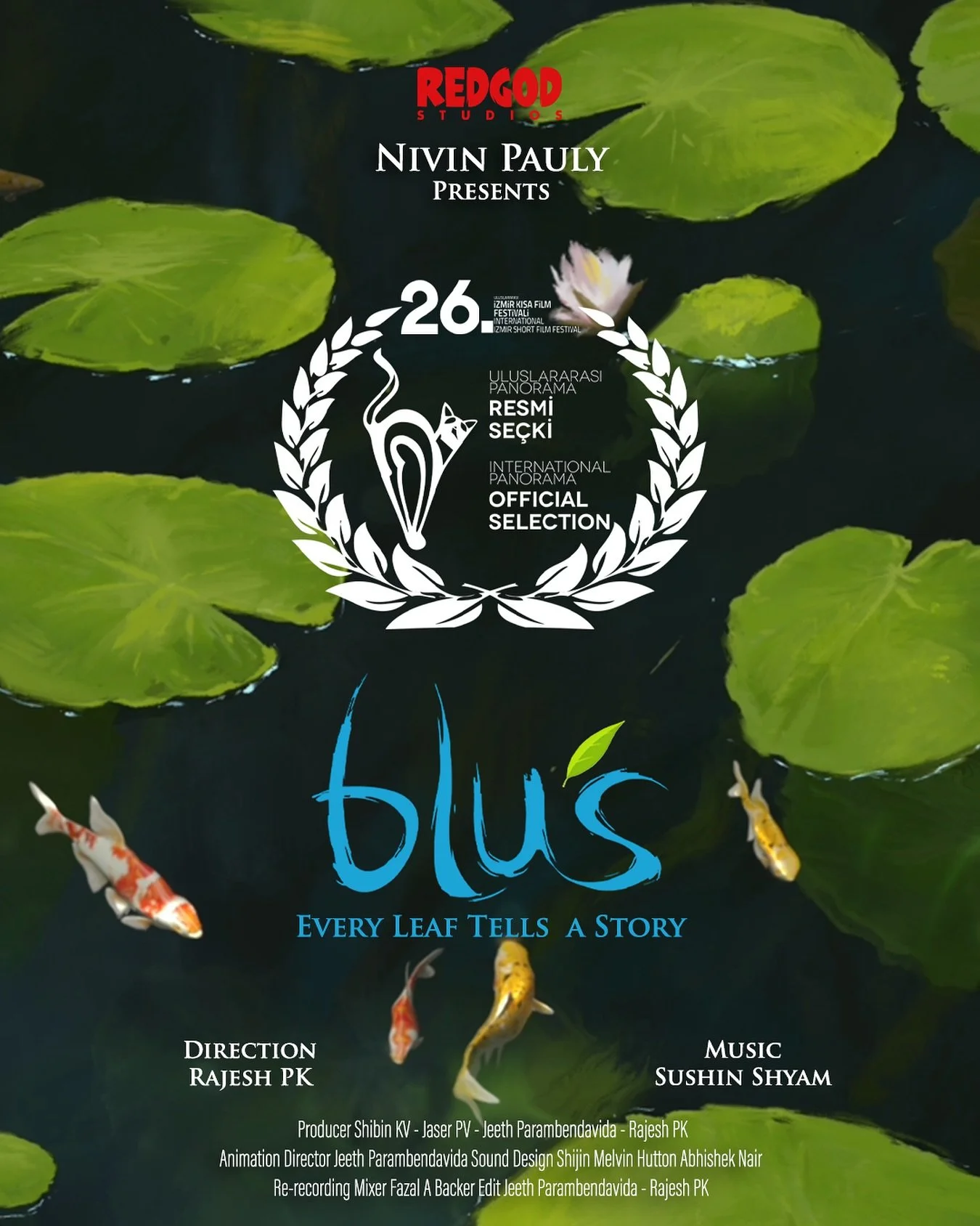 A big thank you to the @izmirkisafilmfestivali festival team for including Blu&rsquo;s from @redgod_studios among this year&rsquo;s lineup!

BLU&rsquo;S🍃
Growing up freely in harmony with nature, witnessing her beautiful environment being swallowed 