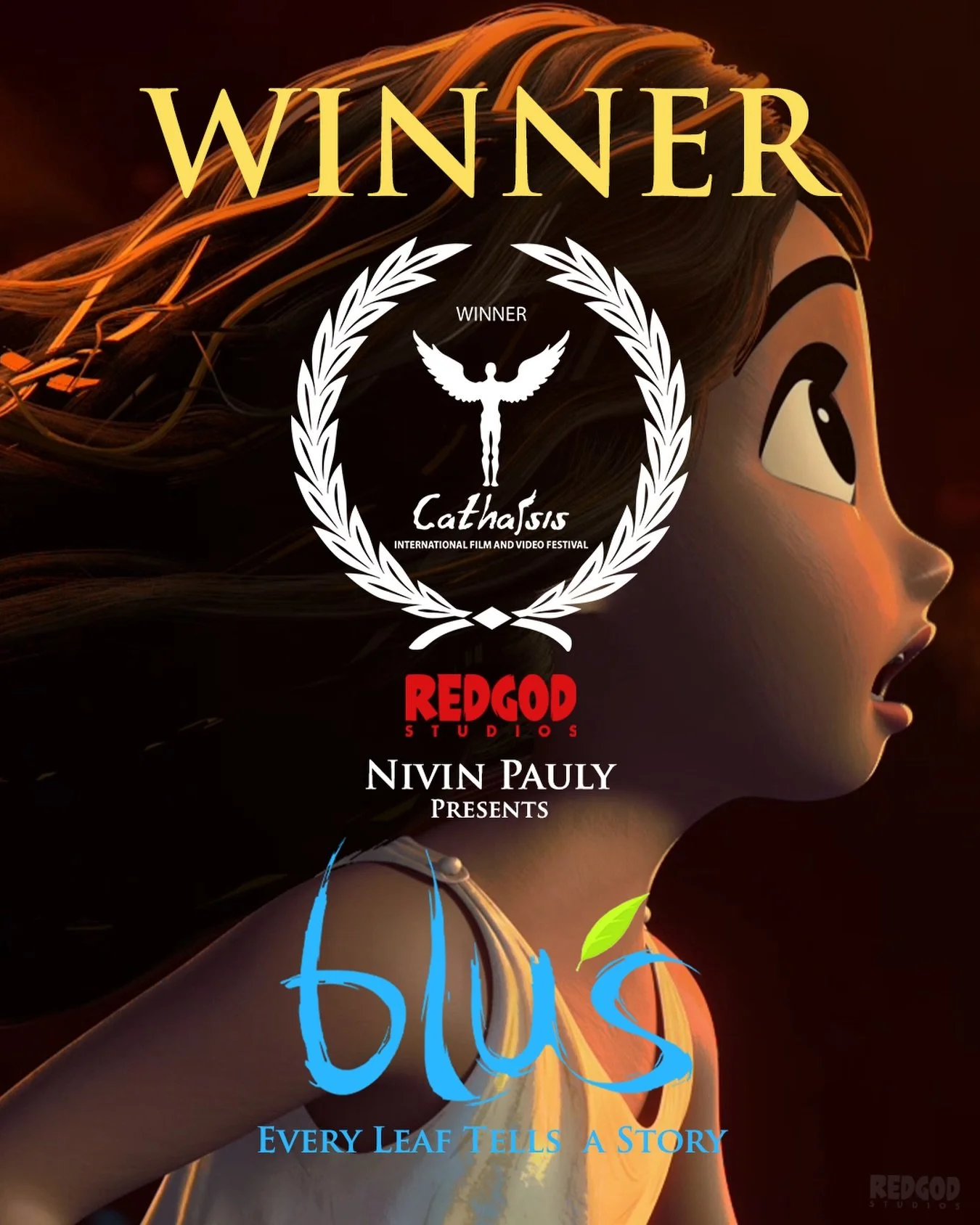 We&rsquo;re thrilled to share that BLU&rsquo;S has WON at the Catharsis International Film &amp; Video Festival 2025! ✨🎉
Our film has been honored with the Winner Award, a recognition that fuels our mission to tell meaningful stories through animati