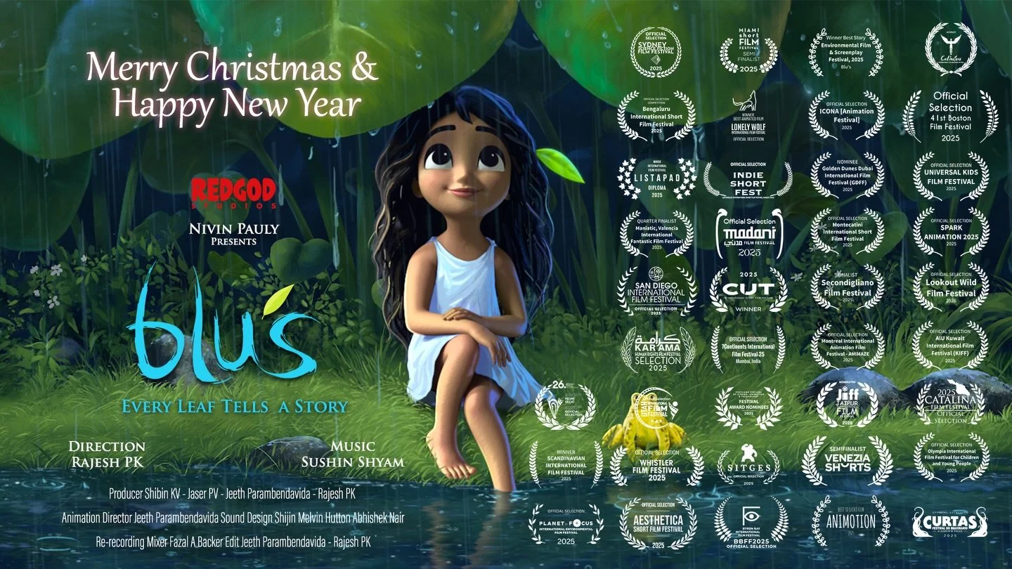 Wishing you all a Merry Christmas and a Happy New Year🎄 
So far, Blu&rsquo;s has received 46 festival selections, with 8 awards, along with nominations and finalist recognitions &mdash; and the whole of 2026 to go, still counting.
Thank you everyone