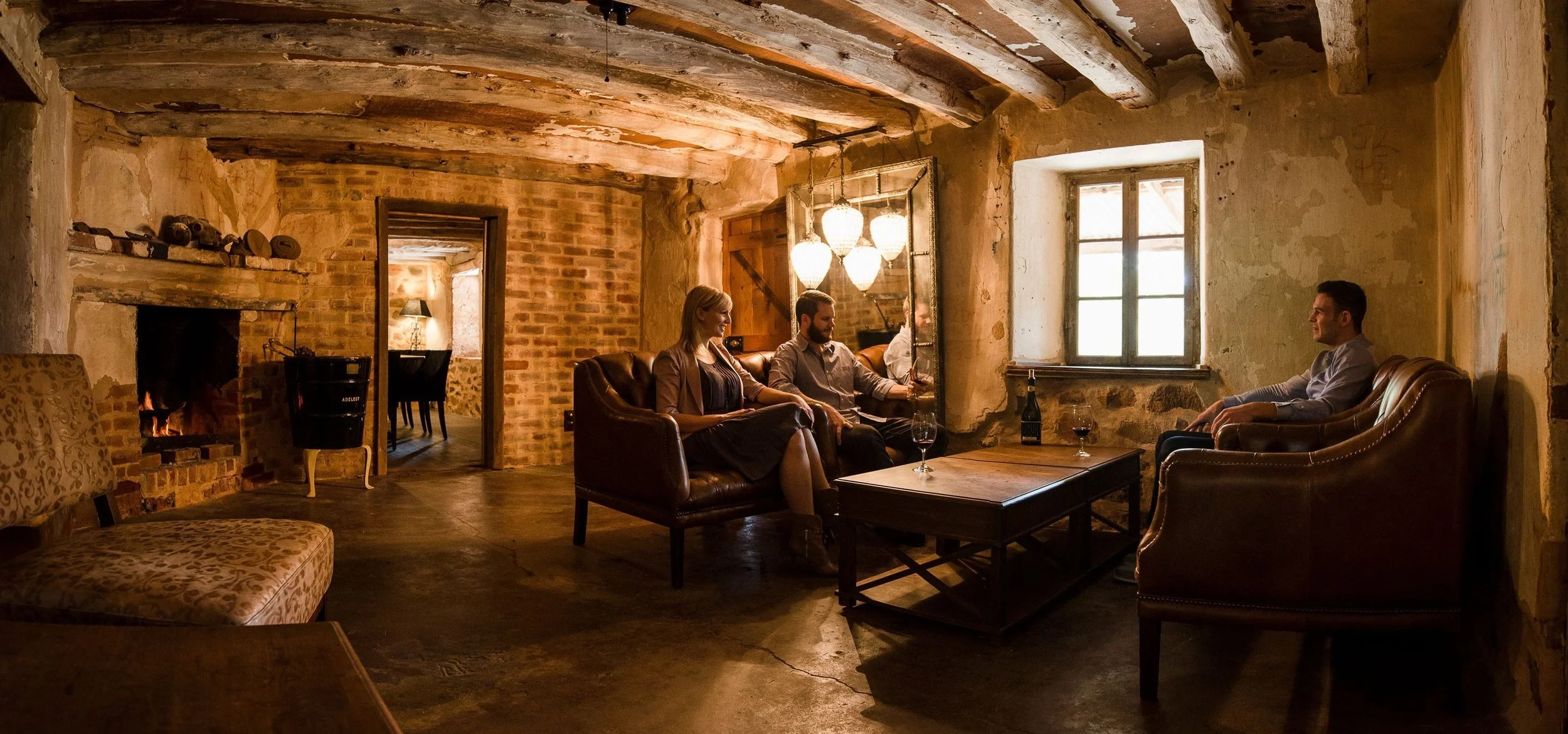 Cosy-cellar-door-with-fireplace-Hentley-Farm