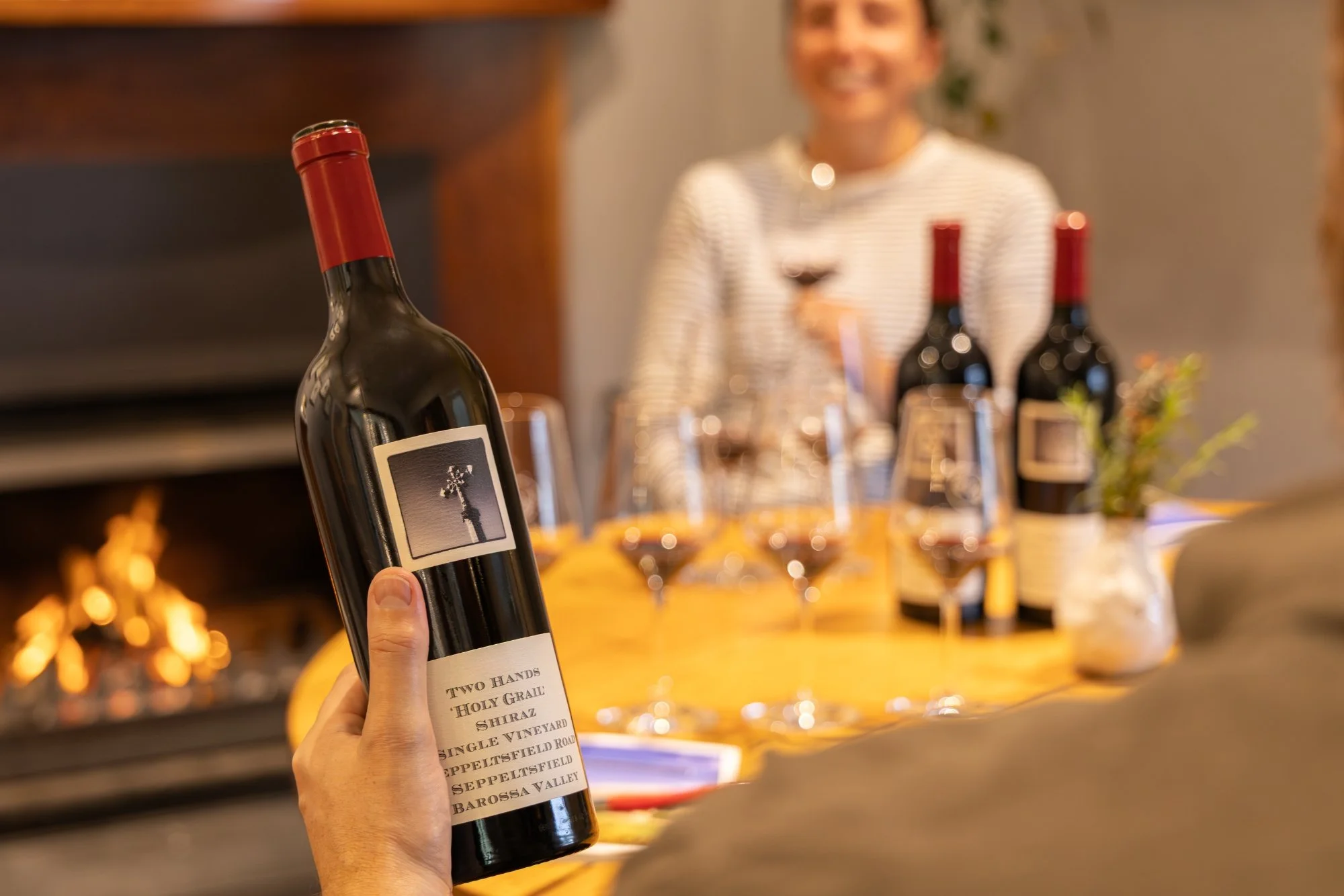 Cosy-fireplace-for-winetasting-at-Two-Hands-cellar-door