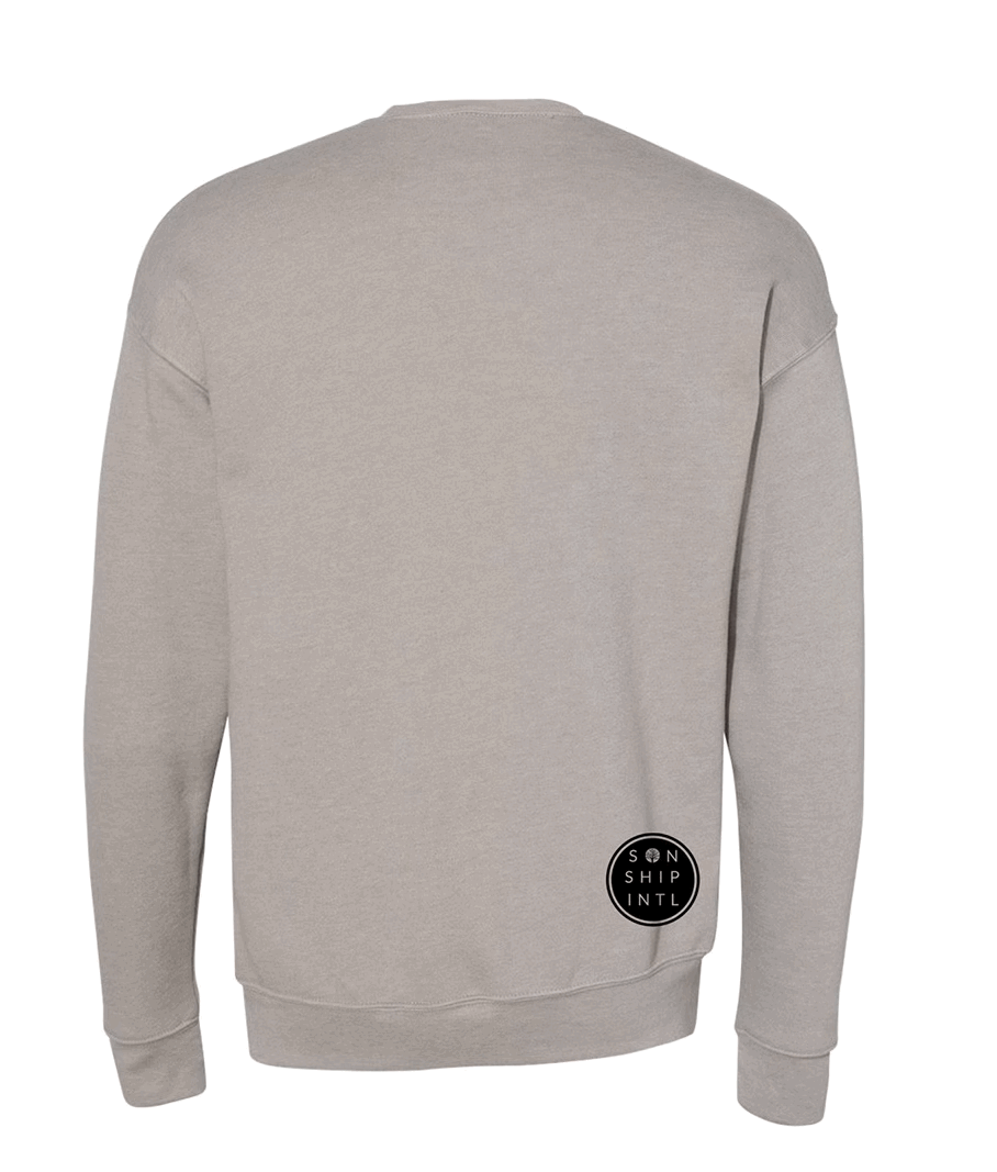 SON OF MAN Unisex Sponge Fleece Drop Shoulder Sweatshirt- STONE — Sonship  International