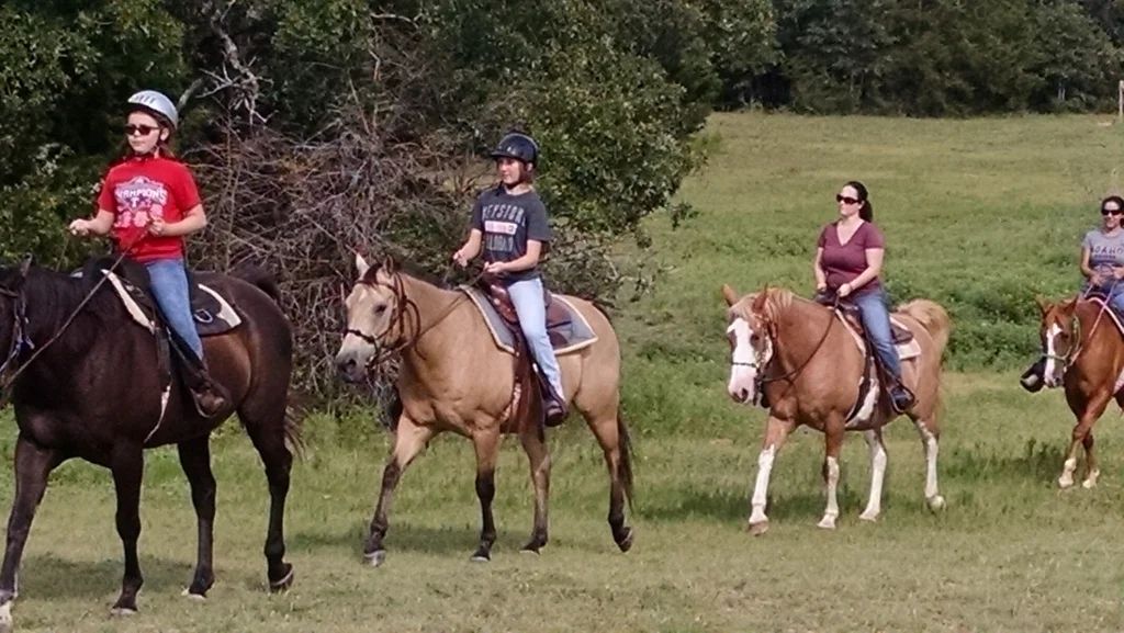 Girls Horsing Around Summer Camp — Camp Tonkawa