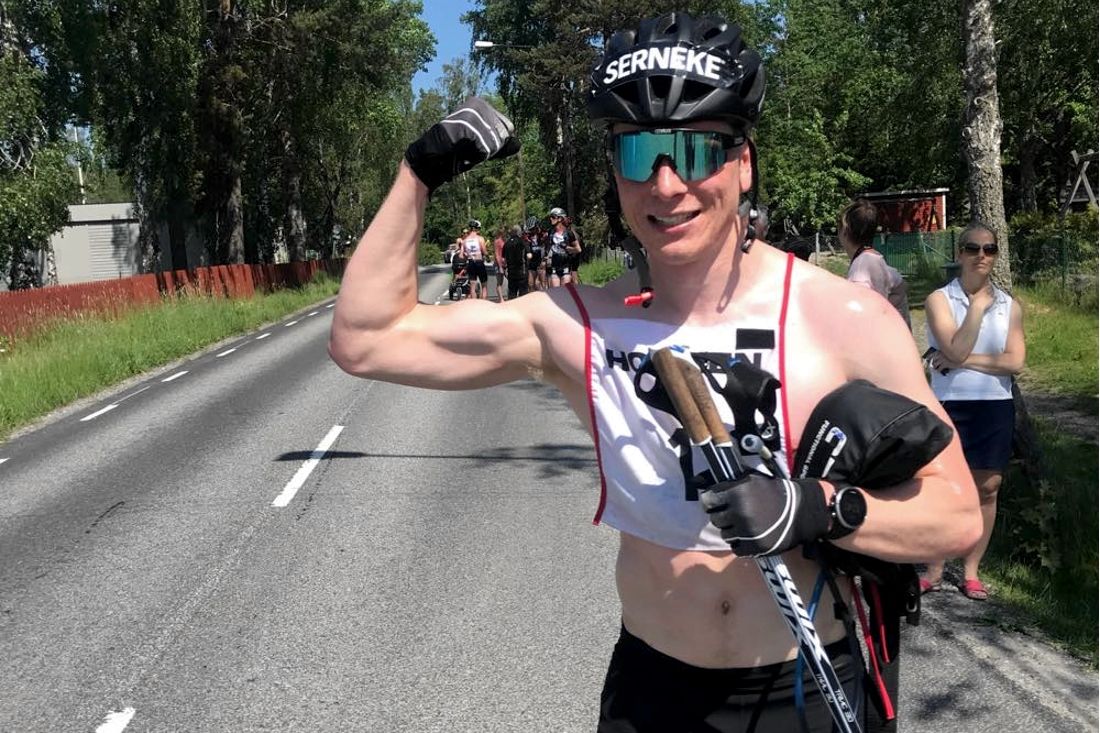 Precis som i fjol var norrmannen Anders Höst starkast på 43 kilometer långa Rullskidgalejet.