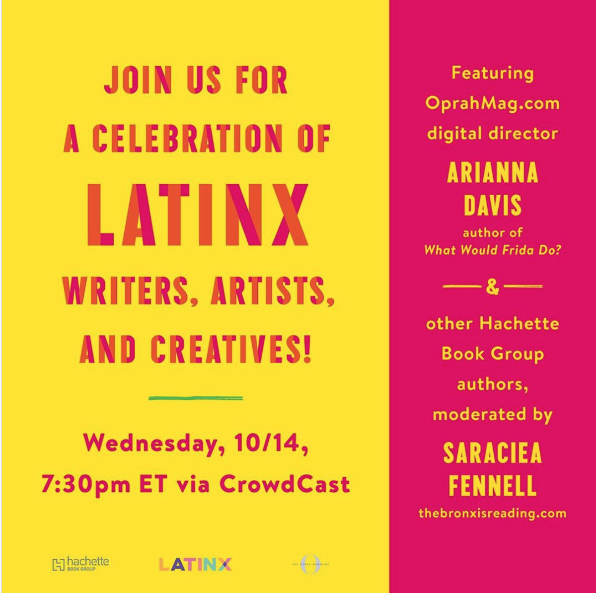 A Celebration of LATINX Writers, Artists, and Creatives