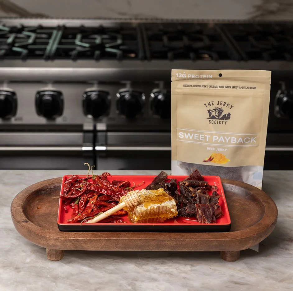 lifestyle image of Sweet Payback jerky