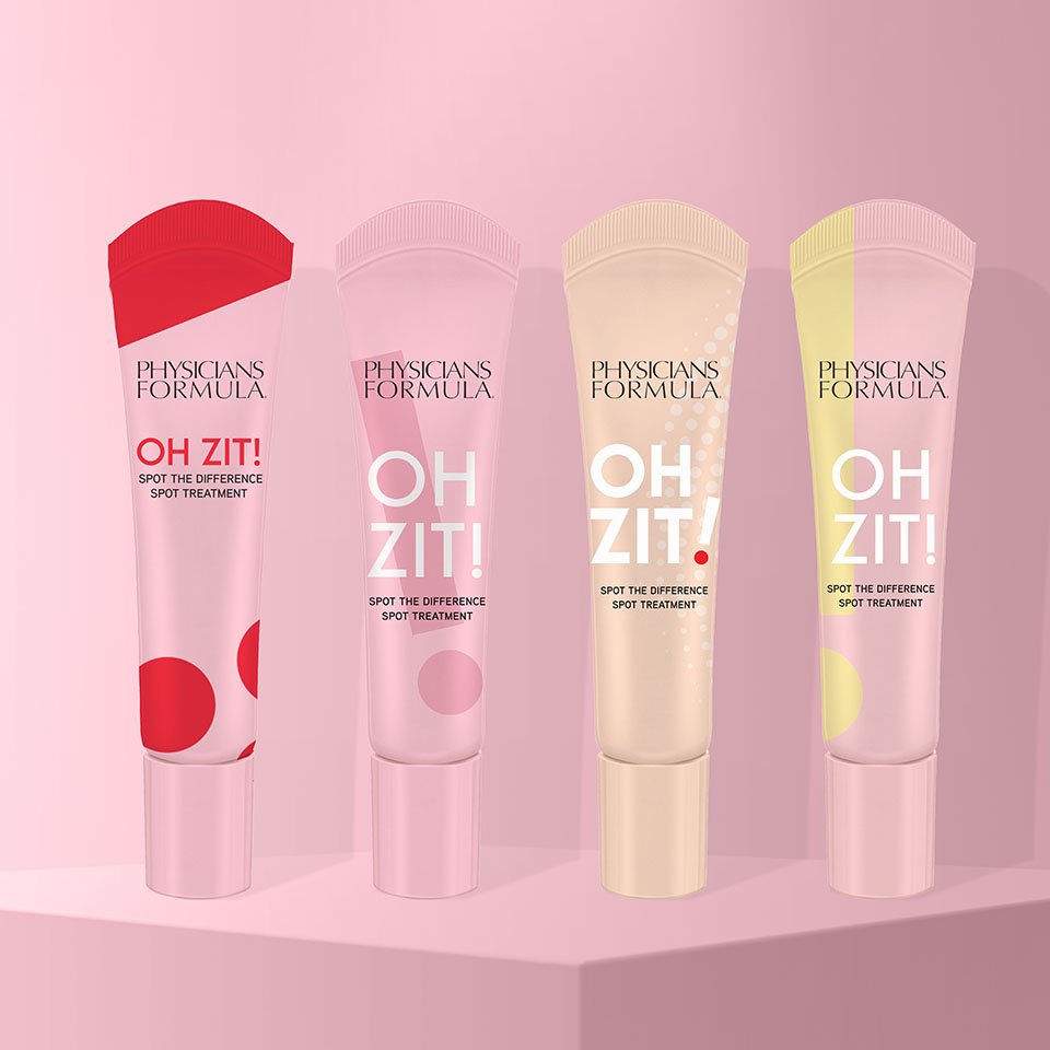 Oh Zit! packaging renders