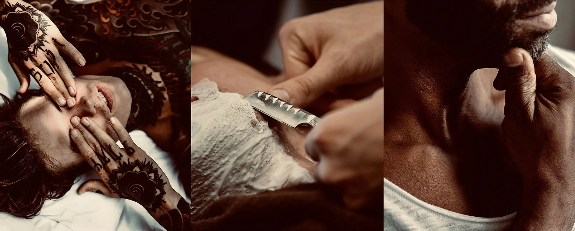 men's grooming images for branding