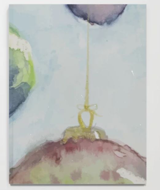 Watercolor Baubles, Christmas Card Notebook