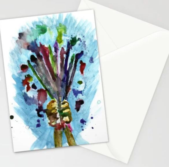 Artists Bouquet Stationery Cards