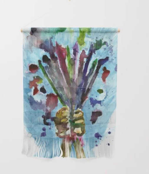 Artists Bouquet Wall Hanging