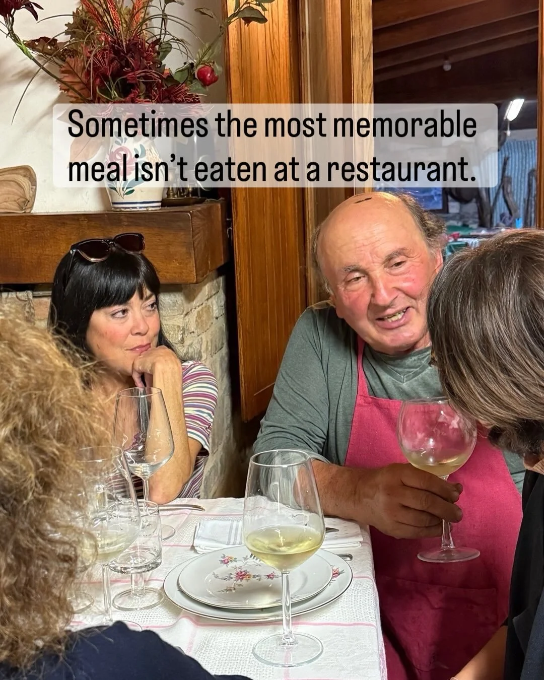 Conversation, laughter, sharing food (what great food!), and the experience of not just visiting a place, but being truly welcomed by it: This can happen when travelers have an opportunity to make true connections with the people who call a place hom