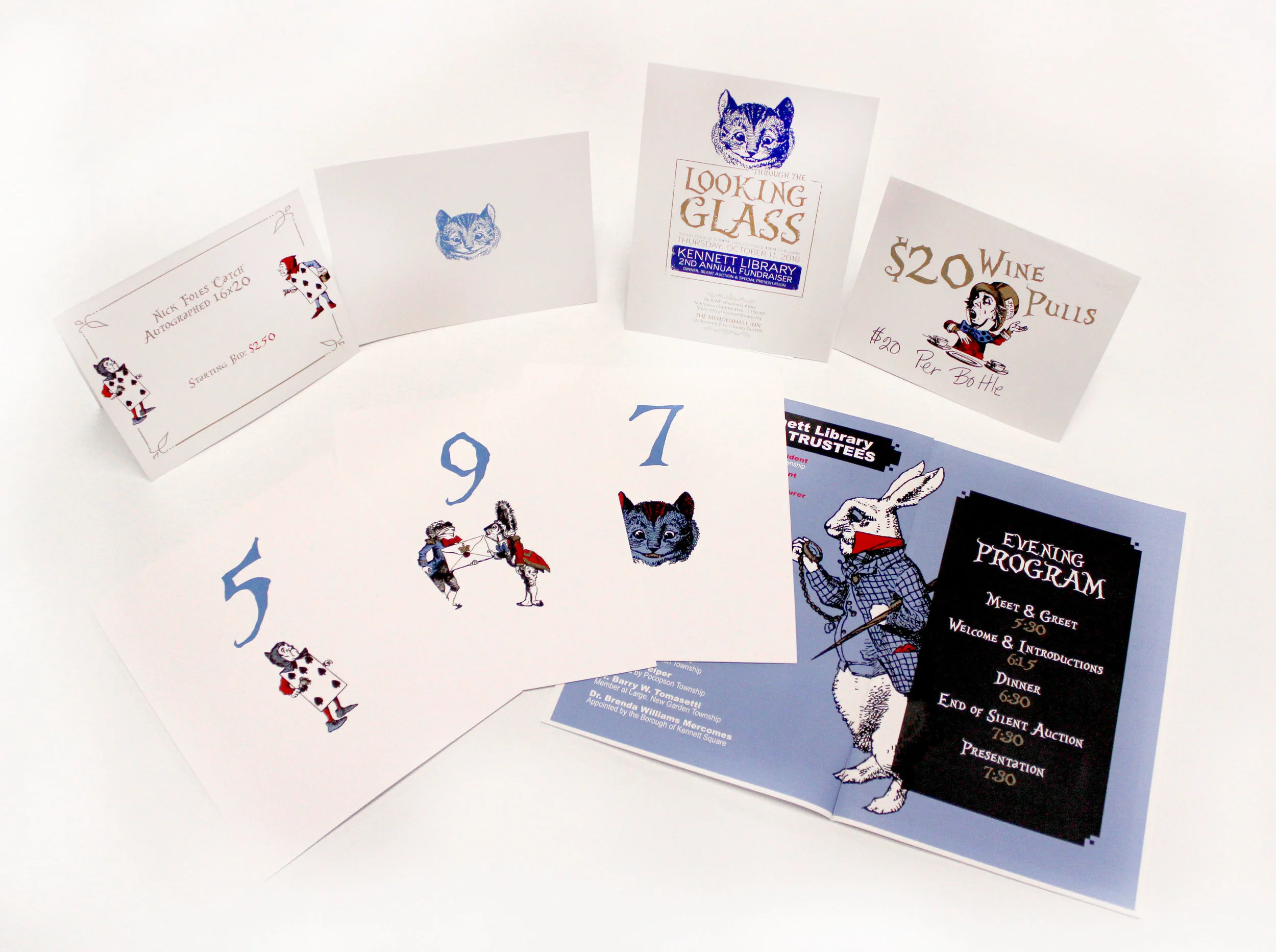 Through the Looking Glass accents and program. 2018.