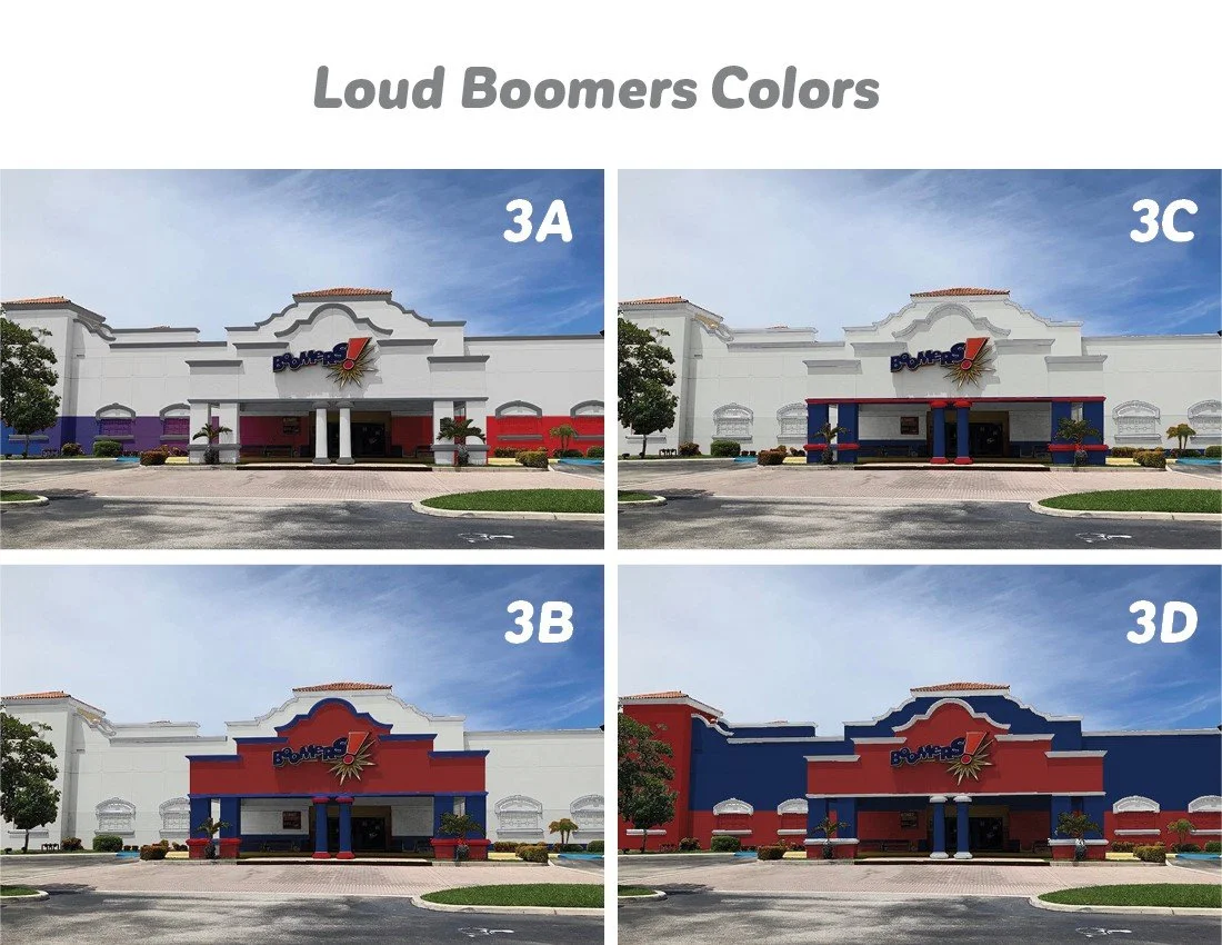 Boomer's Boca Raton exterior repaint. Slide 3 (of 5) 2021