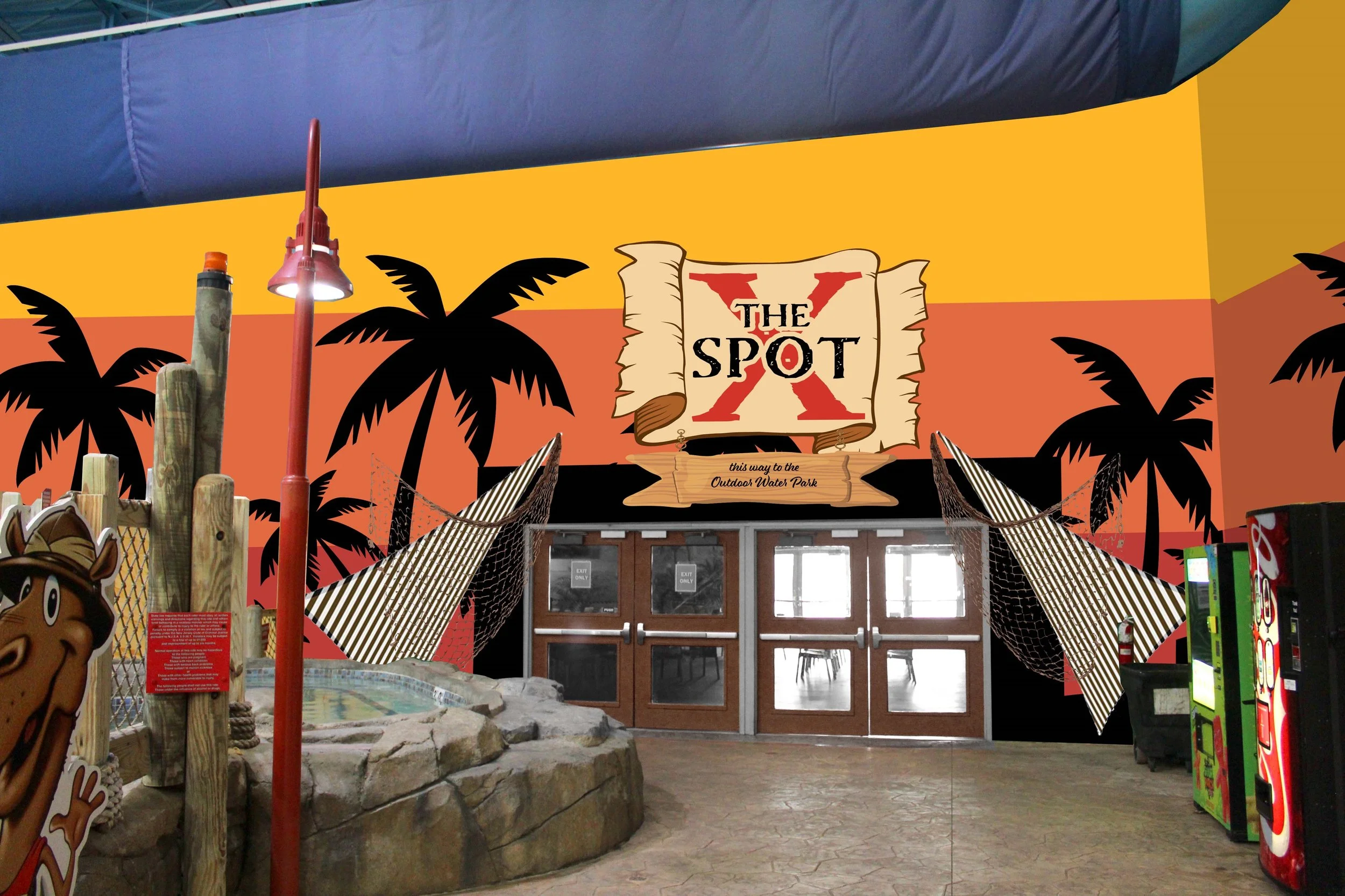 "The Spot" cafe concept