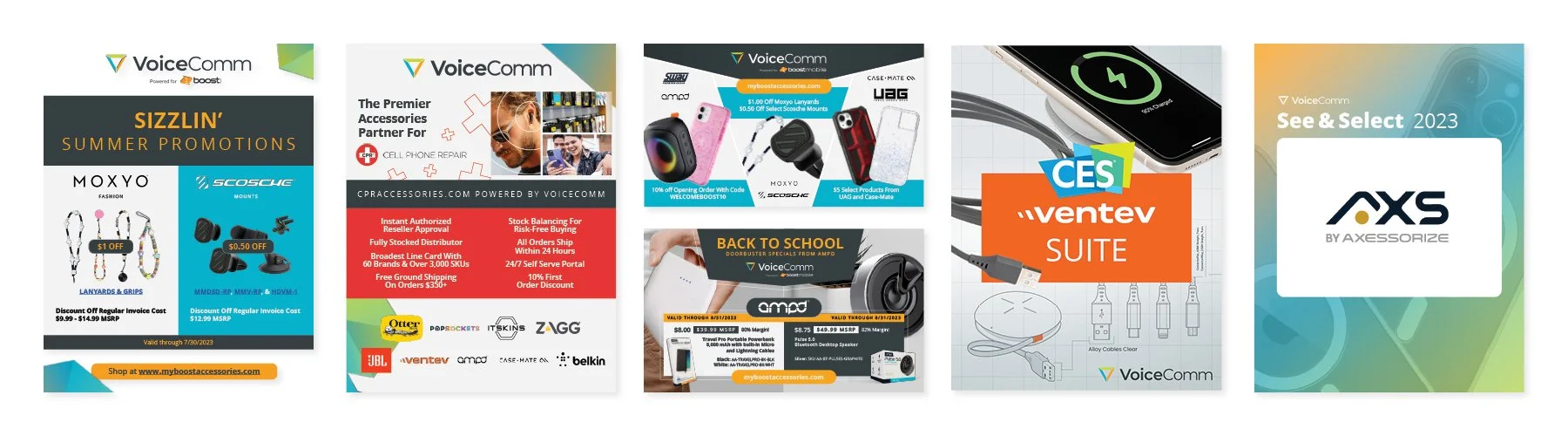 VoiceComm Print Promotional Work