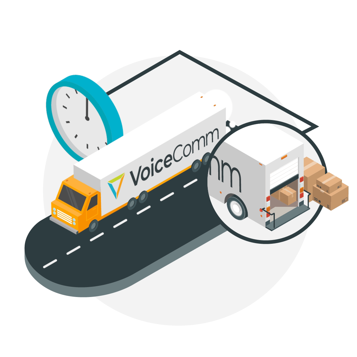 Logistics Isometric Motion Graphic