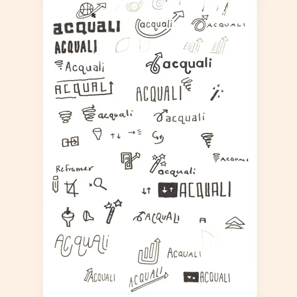 These are some early logo sketches where I explored a variety of marks. The business is all about conversion rate optimization so I considered filters, abstract “conversion” ideas, magic wands and arrows.