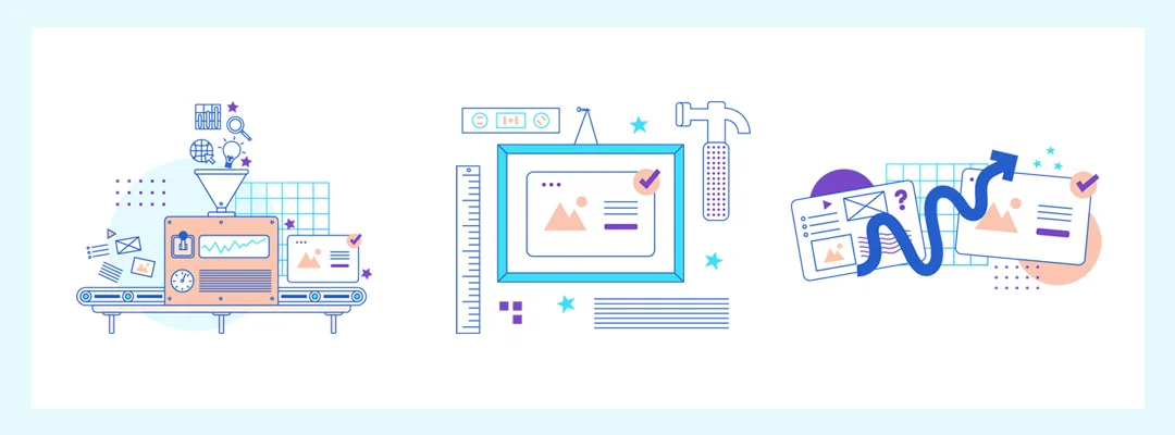 Here are the final, high res illustrations I created for the site.
