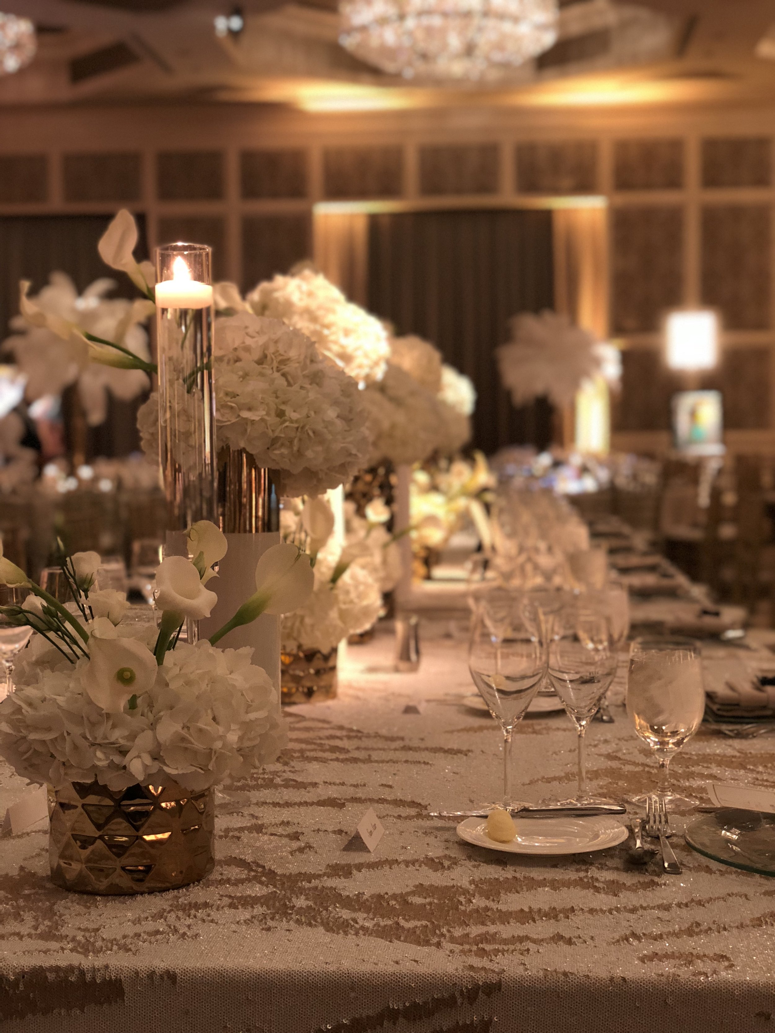 Great Gatsby Gold and White Glitz Inspired Charity Gala-Four Seasons