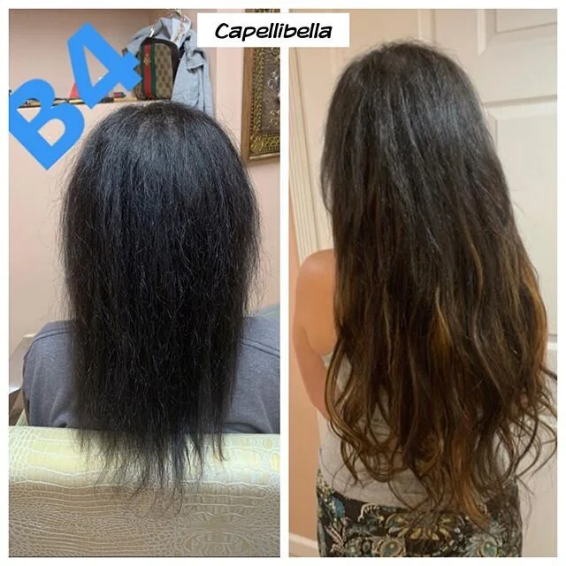 Most of my clients left their exts in some went as far as 6 &amp; 1/2 mons with no damage . Thankfully with the way the foundation of hidden hand tied extensions &trade;️ Is the safest way without putting any tension on the hair .  They did not budge