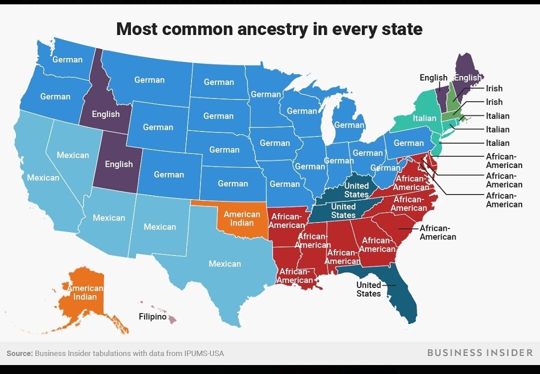 Is anyone really surprised that Kentucky&rsquo;s heritage is &lsquo;Merican? &hellip;Also, surprisingly large German population in the US
