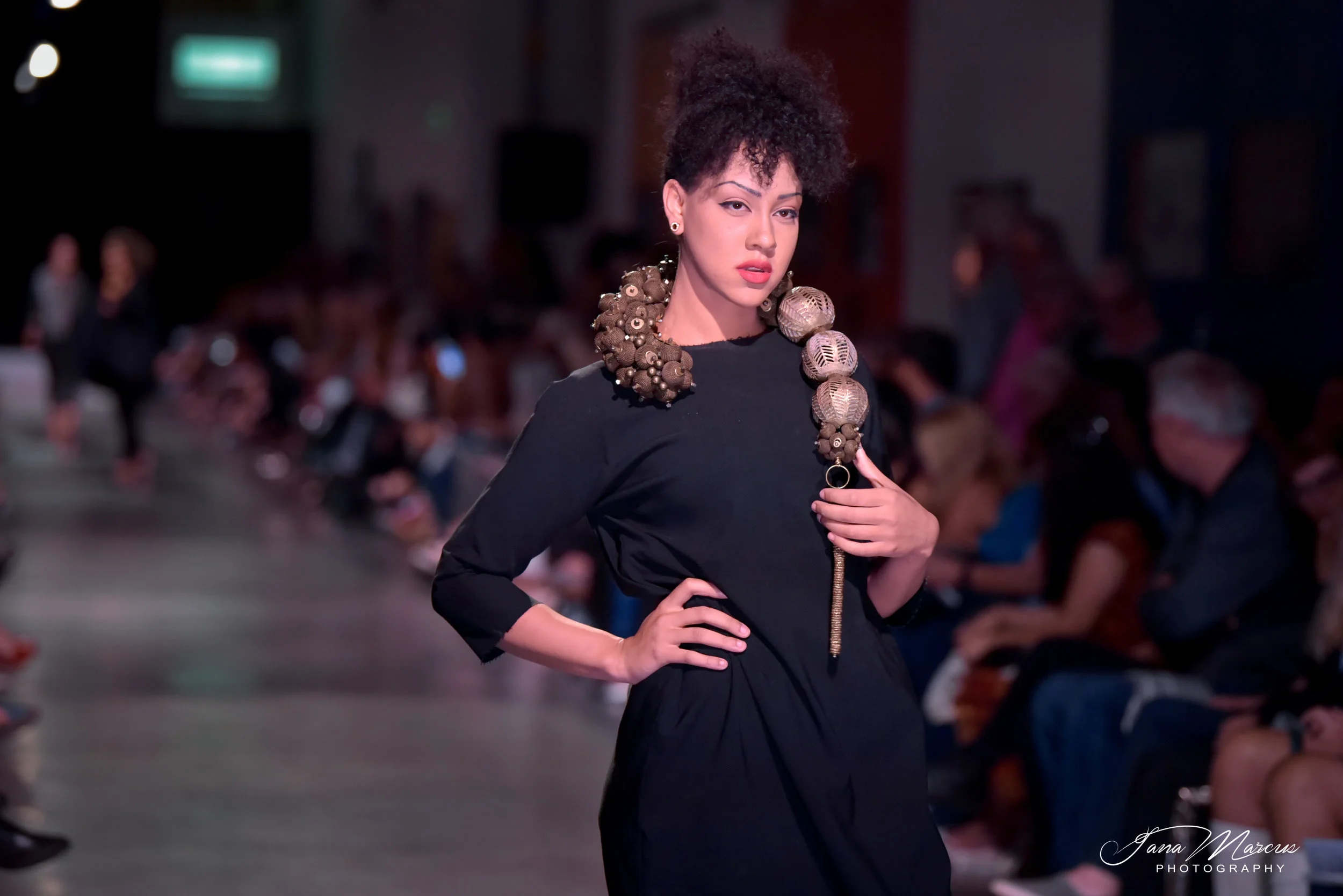 Photo by Jana Marcus Jewelry by Teri Pelio Clothing by Mme Ltd Model Olivia Wetmore Hair & Makeup by The Cosmo Factory Hall of fashion 2018