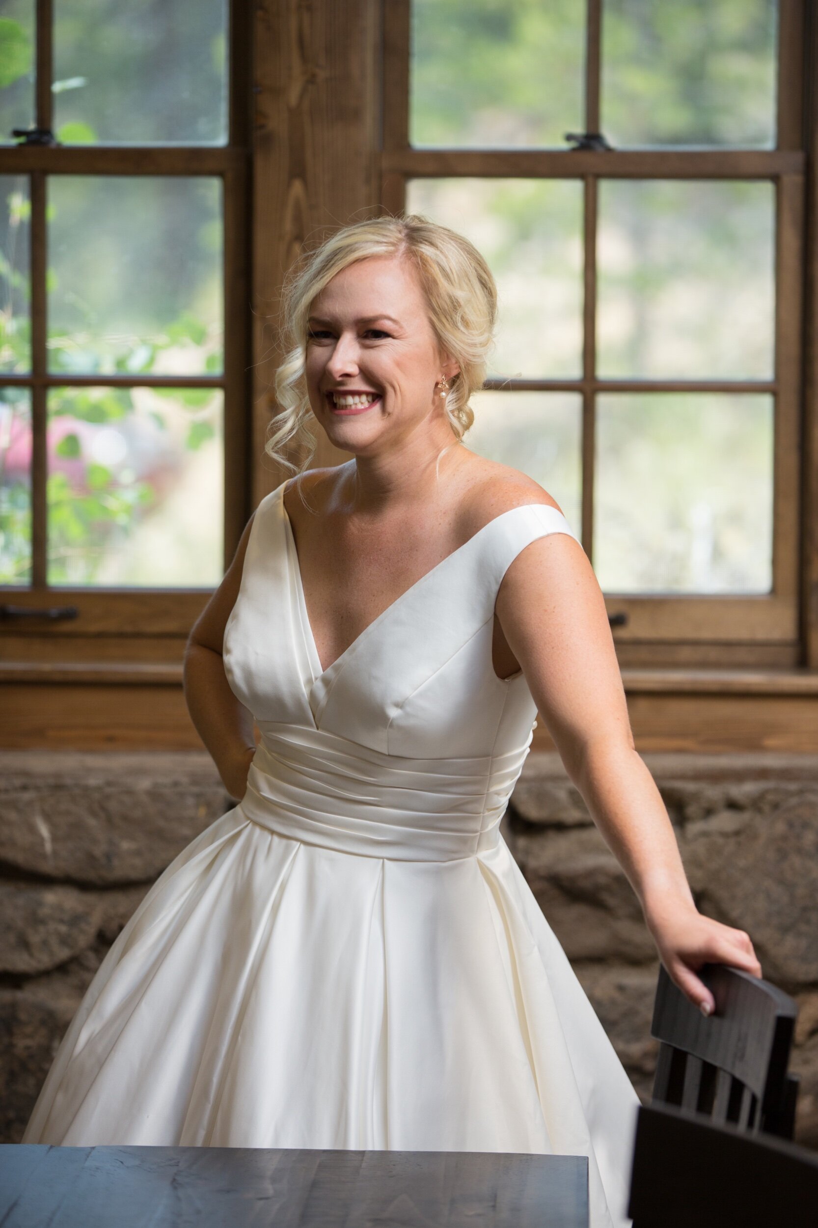 Colorado wedding bridal hair and airbrush makeup
