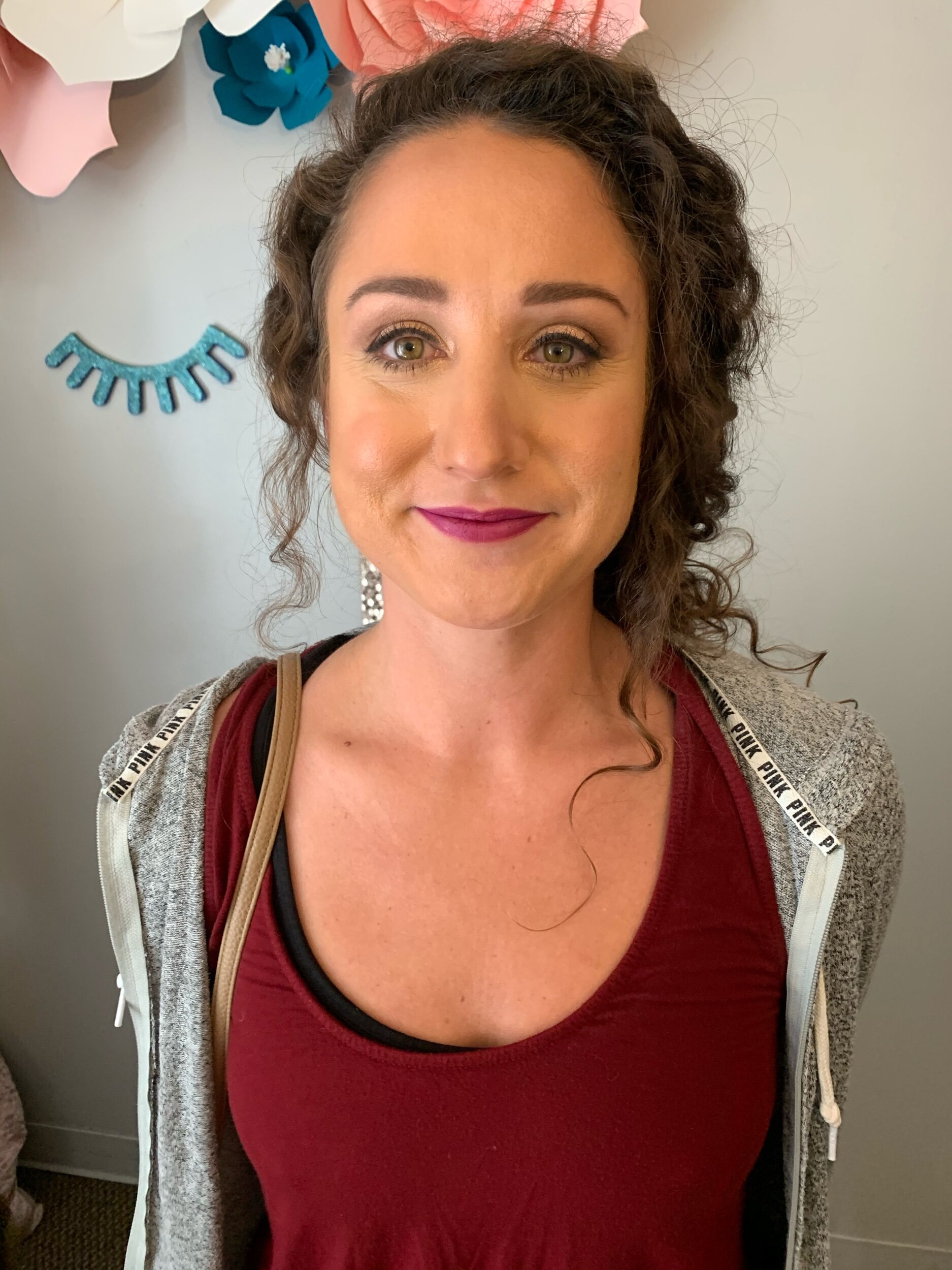 Colorado wedding bridal hair and airbrush makeup