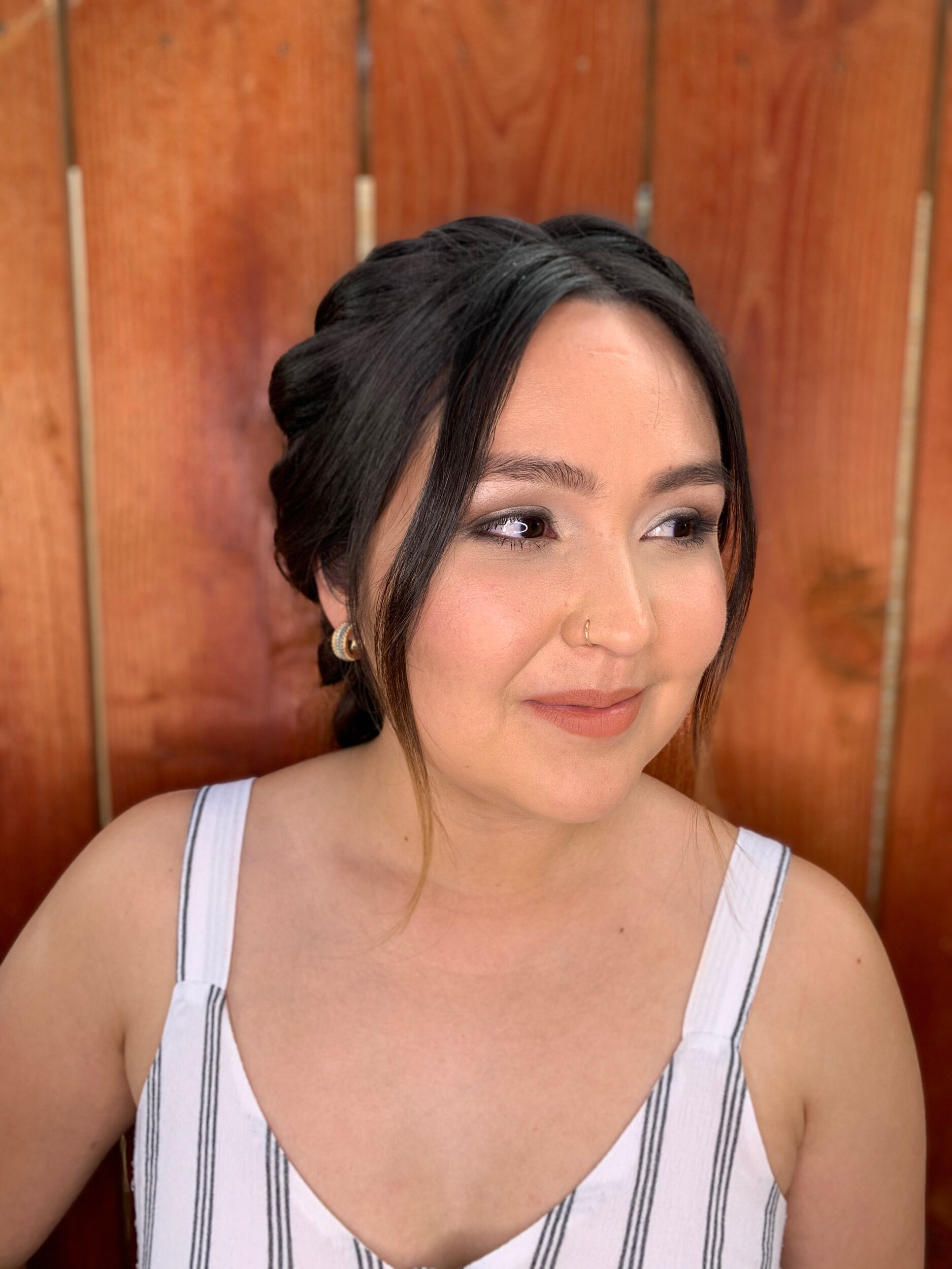 Denver, Colorado wedding bridal hair and airbrush makeup