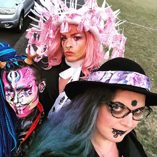 When your dear friends take you to the most amazing vogue ball! What an amazing night! 
Big thank you to @coven.nz for making space and being amazing!!! #vogue #vogueball #pride🌈 #pride #newzealand #witchyvibes