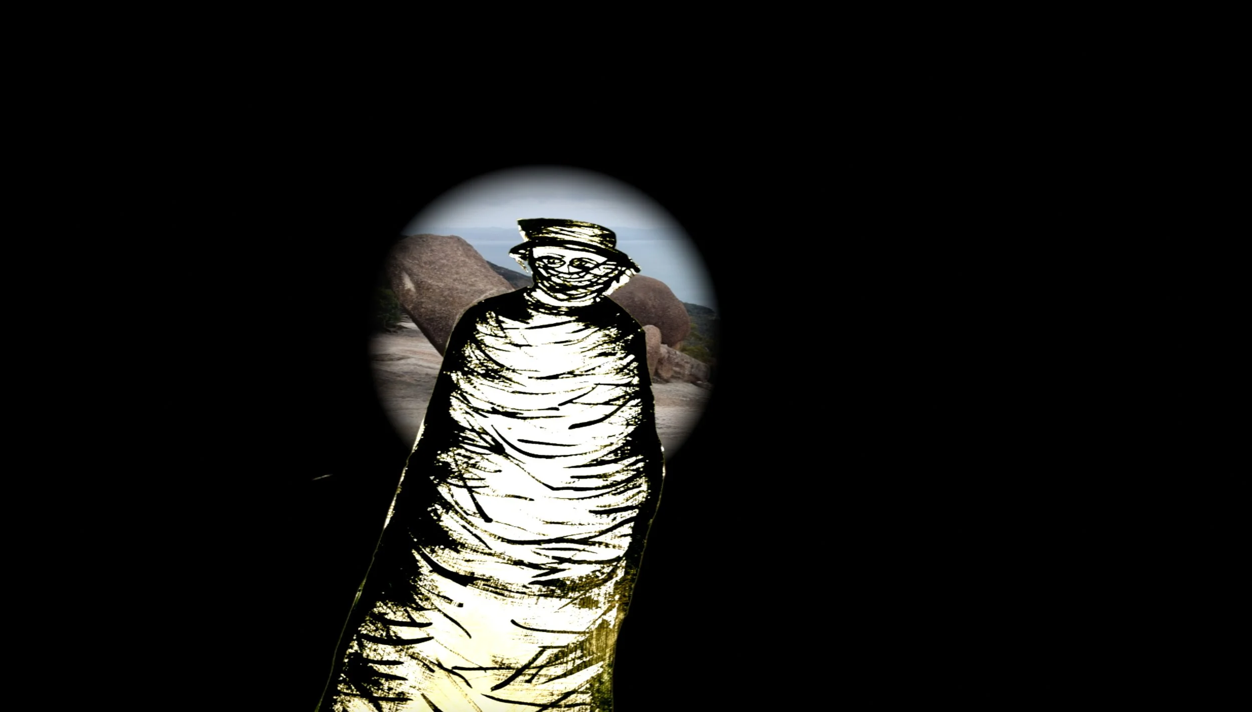 Screenshot from Disconnect, 2024©, "A Circle in Thirds", Newmarch Gallery