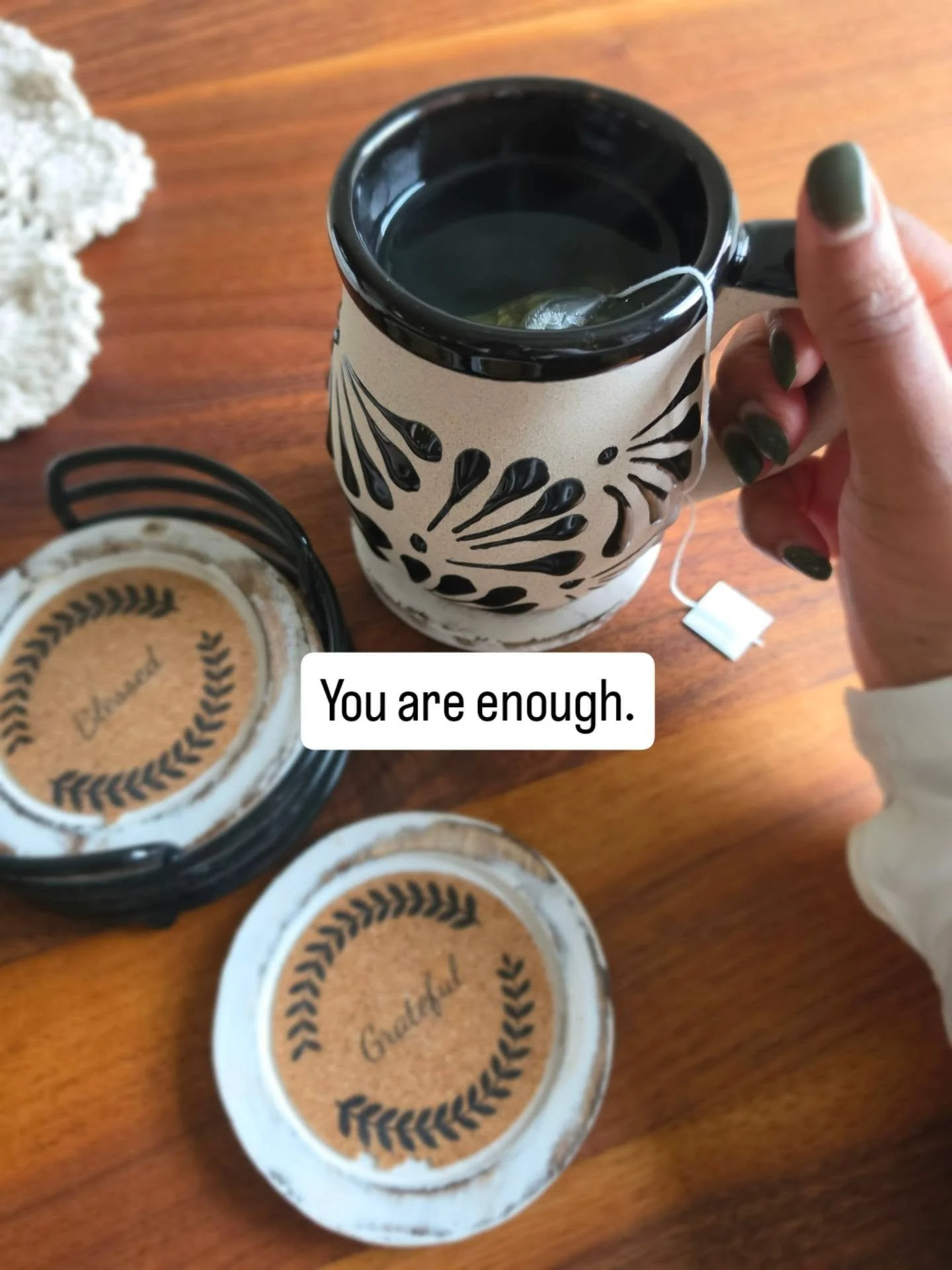 Navigate through this week knowing you are enough. There are a million things to get done but, you don't have to figure everything out yourself. Be clear about communicating what you need from others so you can lead well.

#teamoments #Thrivewithoutc