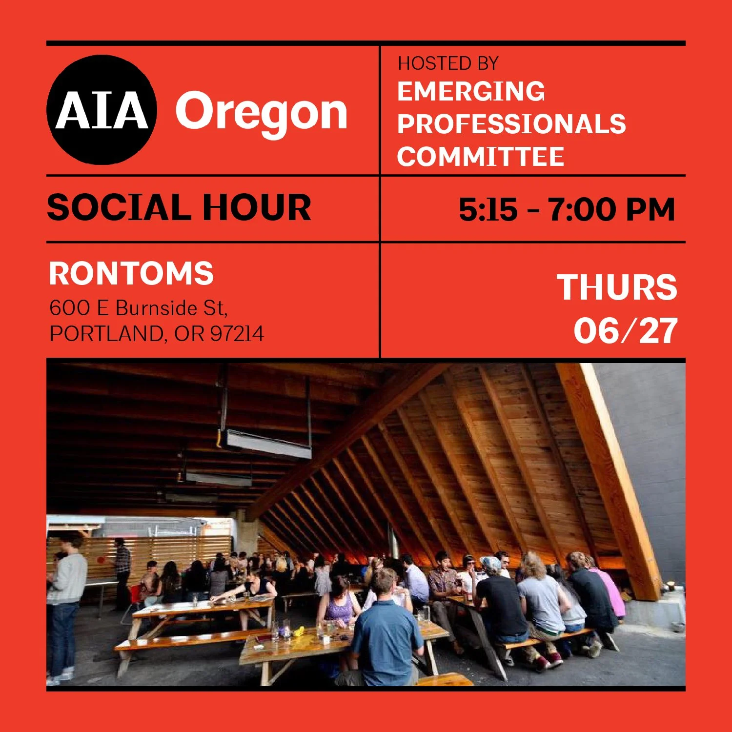 AIAO Portland Social Hour, hosted by the Emerging Professionals Committee