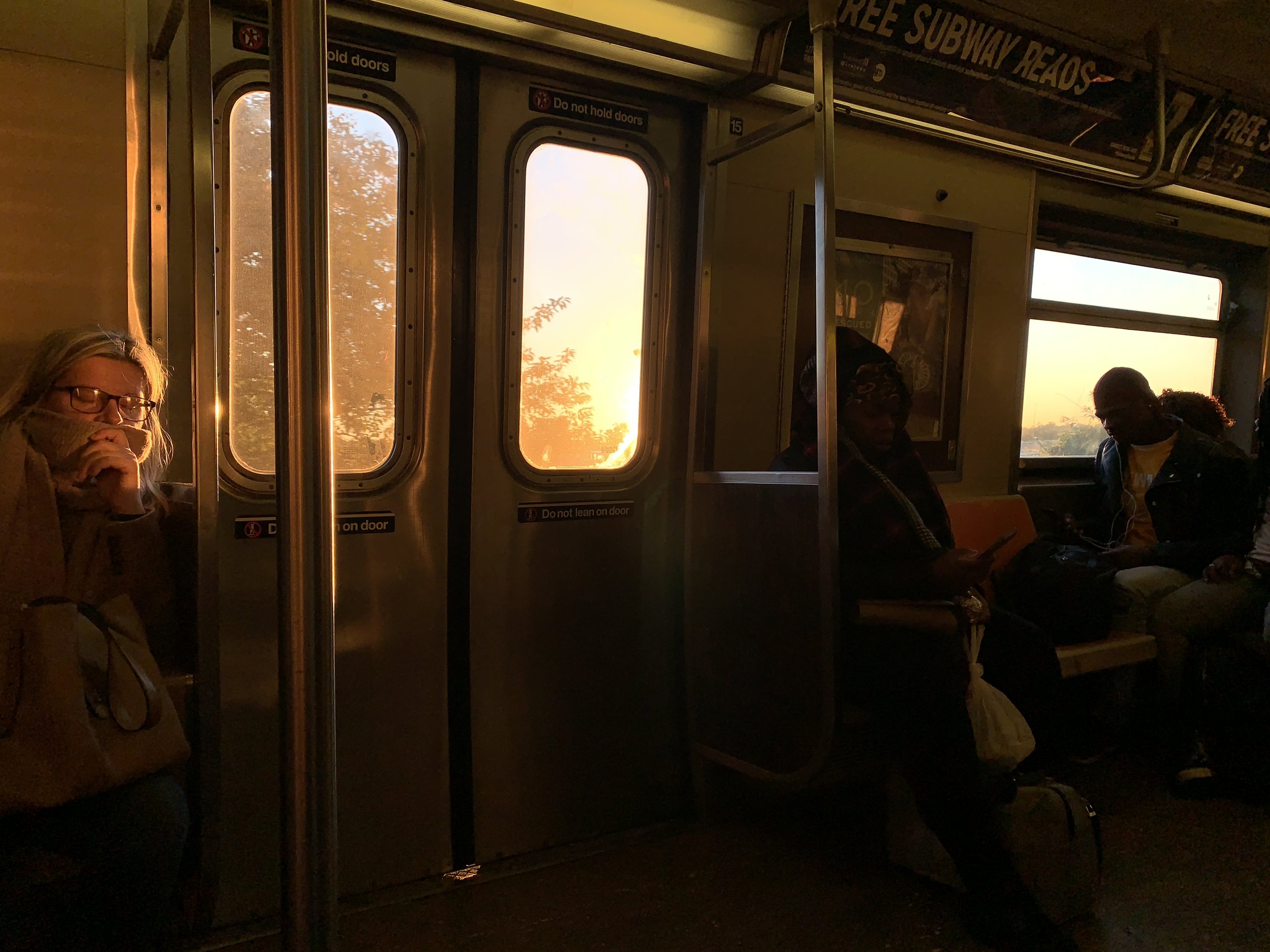  A Train in Brooklyn, New York City, October 2018 