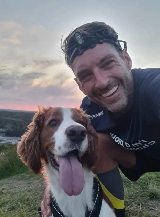 Hunden som löparkompis i Night Trail RUn