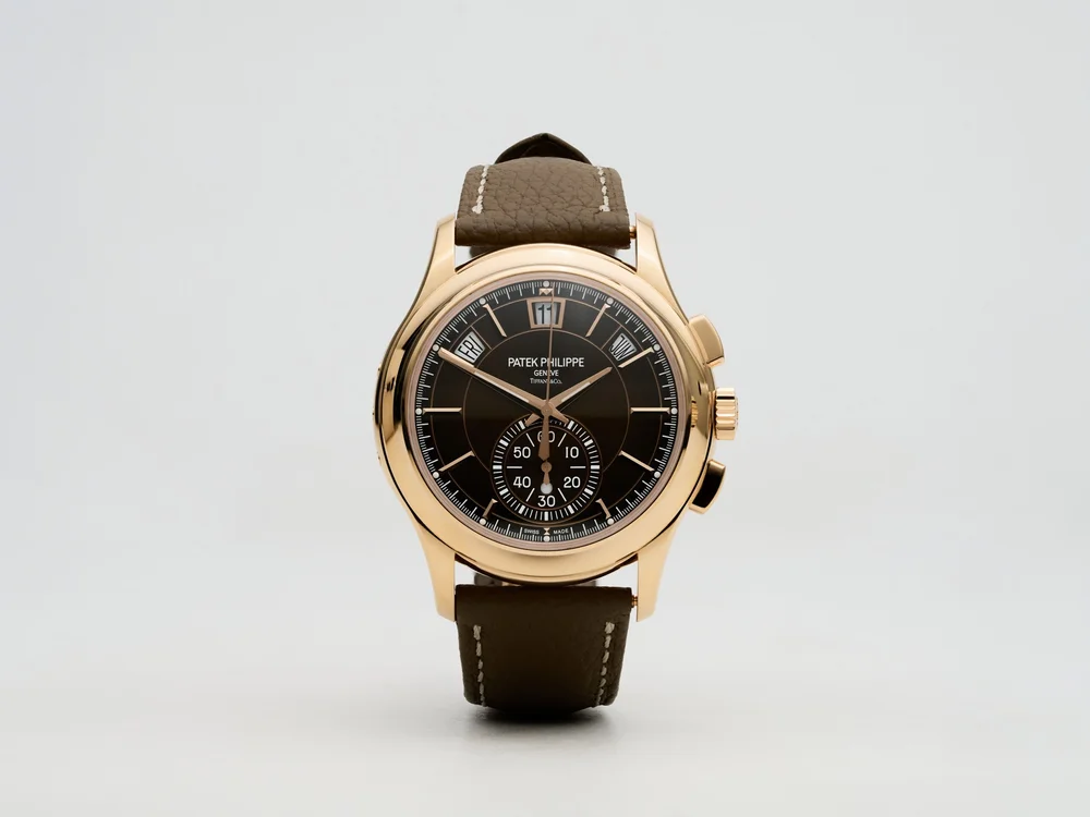 Bracelet Montre Patek Philippe (ou Alpina) - Brun, Largeur 20 Mm, Occasion