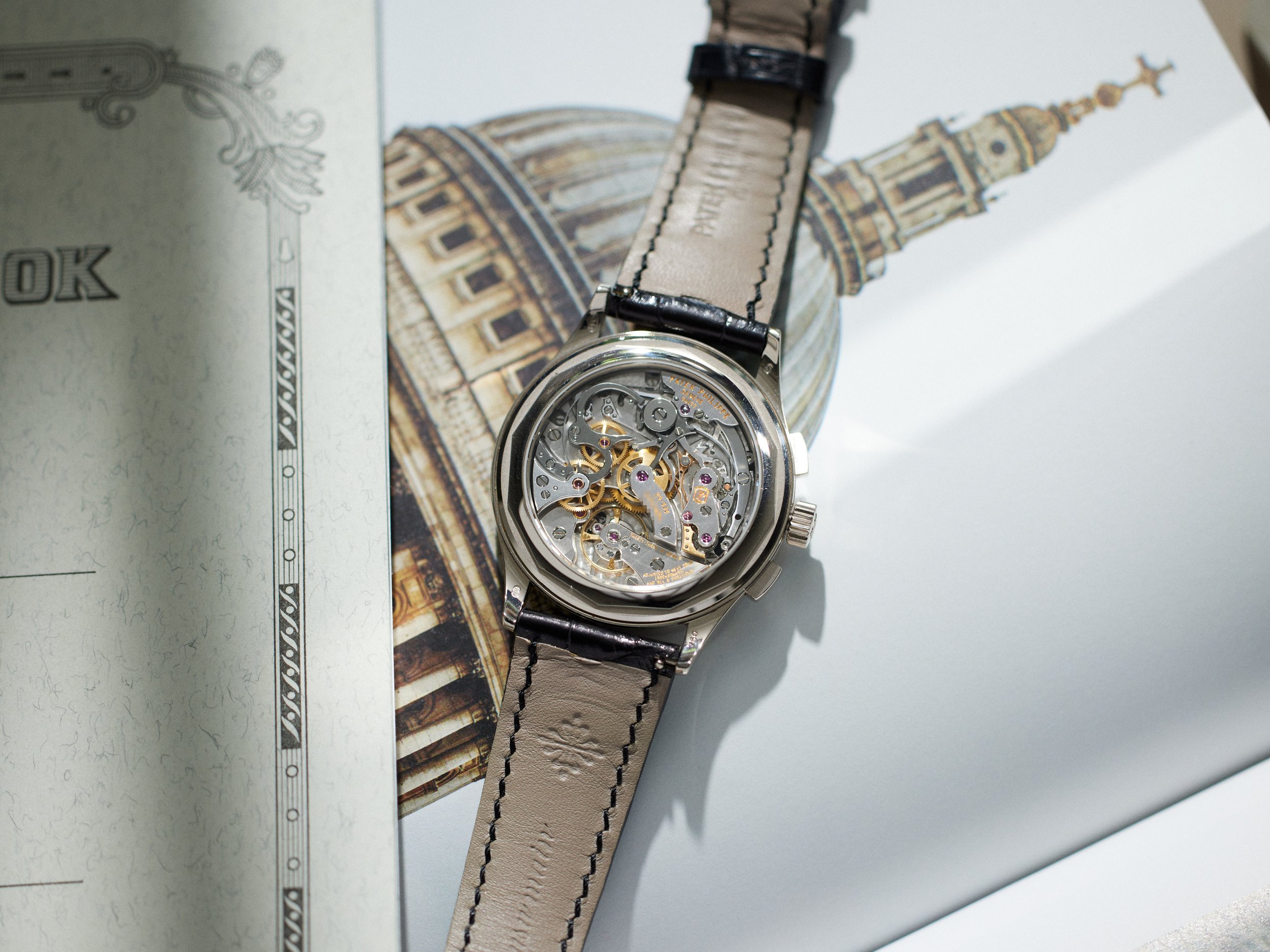Back of the watch showing the case back
