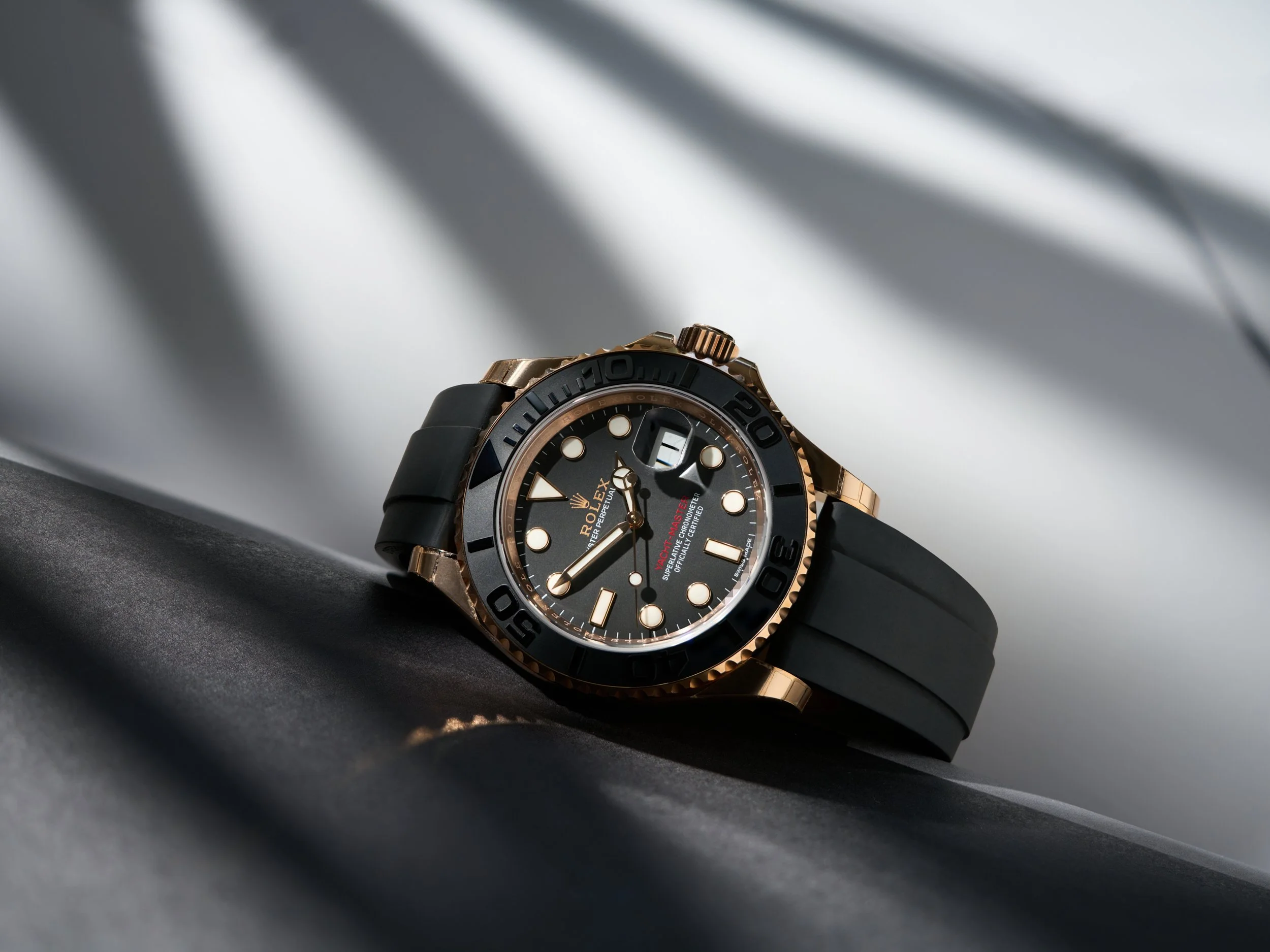 RX847 Rolex Yachtmaster 40 Oysterflex Black 116655-7.jpg