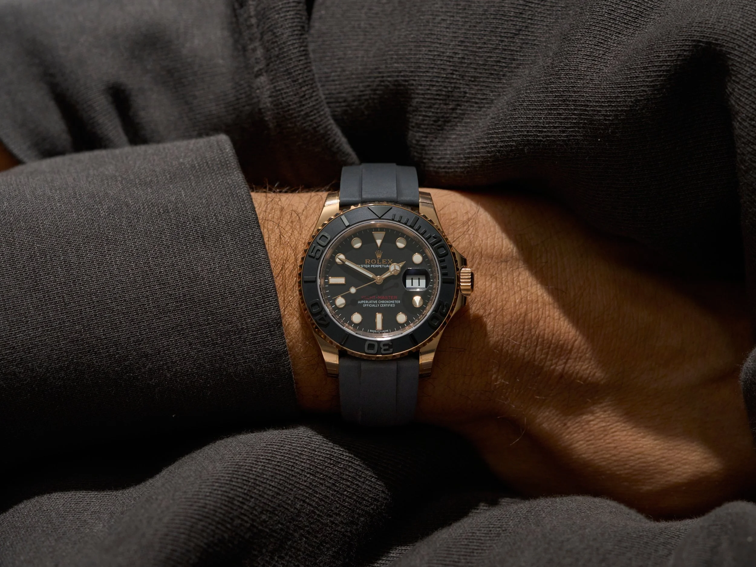 RX847 Rolex Yachtmaster 40 Oysterflex Black 116655-13.jpg