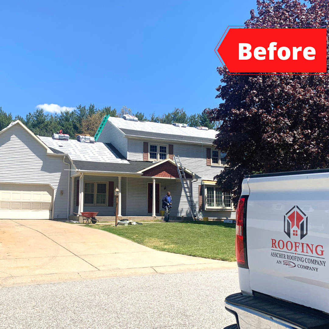 Two Story Roof Replacement in Granger, Indiana — Asscher Roofing
