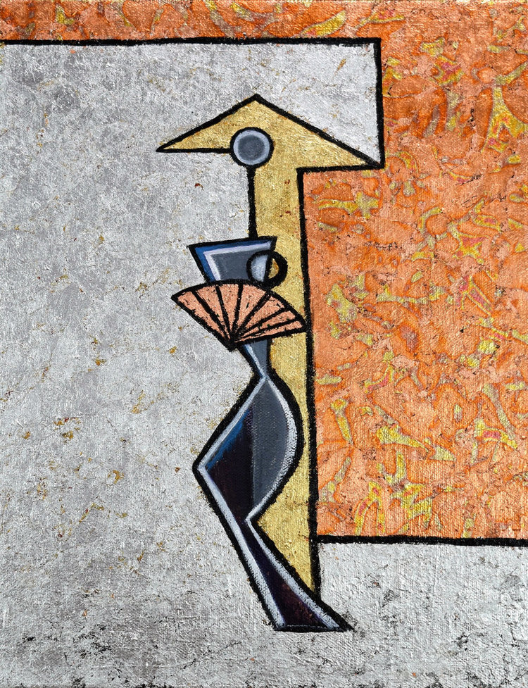 Woman with Fan