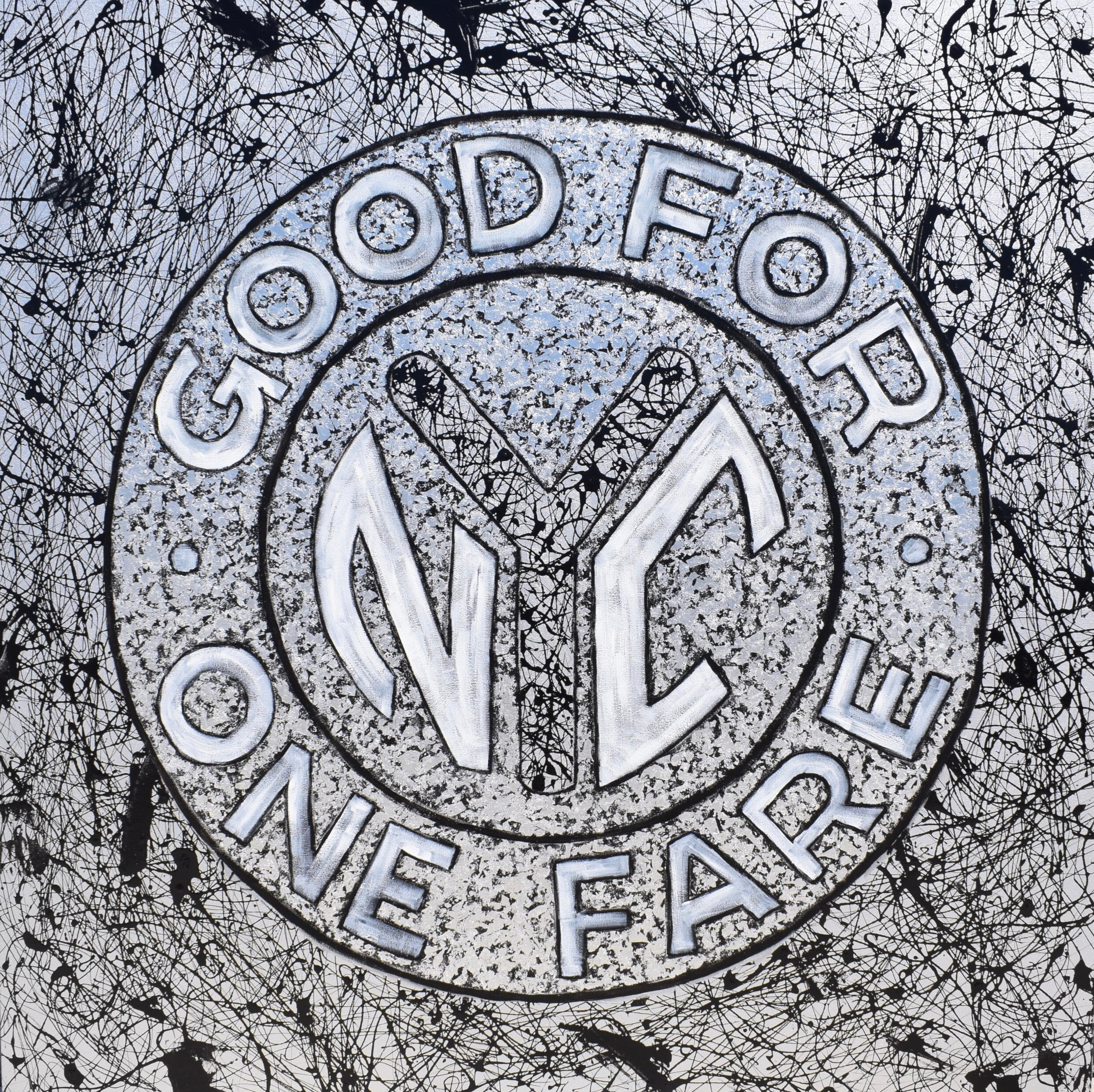 Silver NYC Subway Token