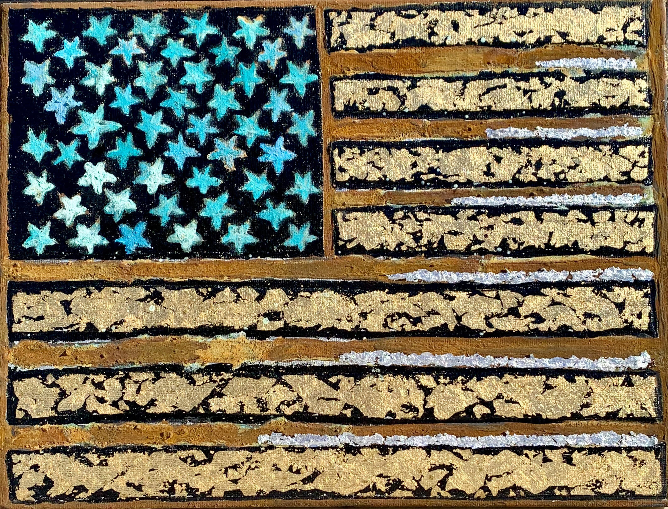 Rusty American Flag