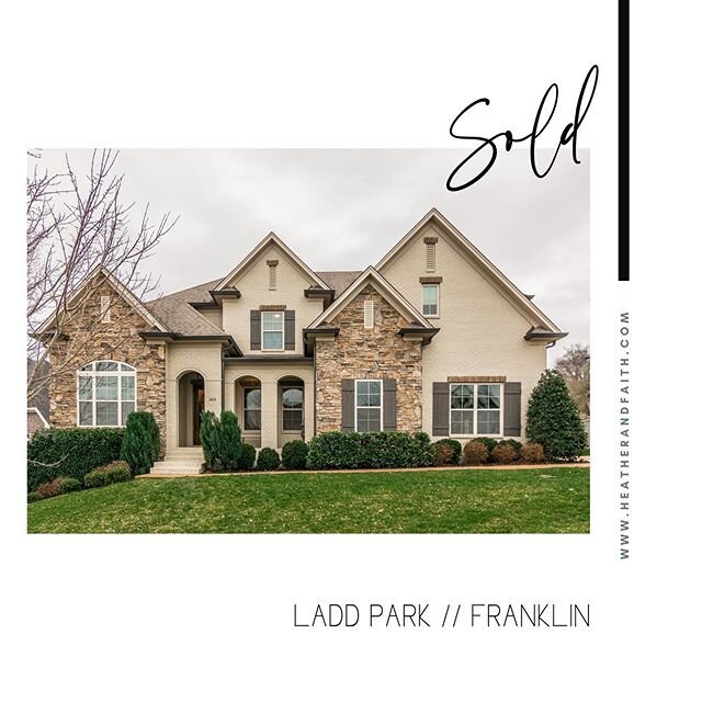#CLOSED! We listed for TOP DOLLAR and our sellers received a quick offer on their home in the custom section of Ladd Park. Thinking of selling soon? Shoot us a message and we&rsquo;ll customize a strategic, in-depth price analysis for you. We leave n