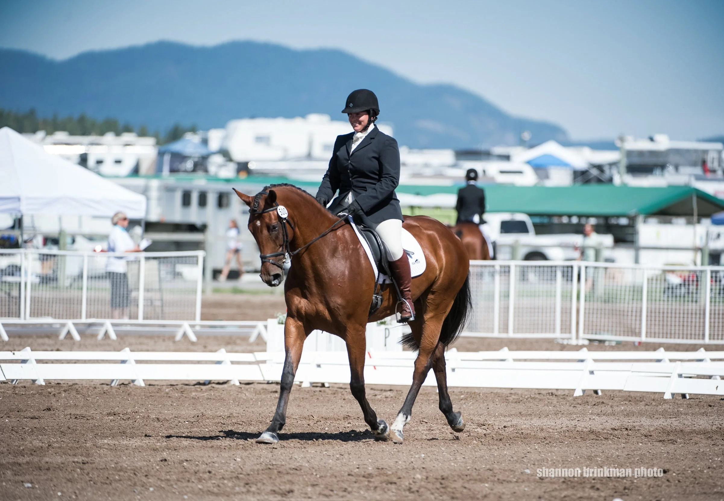 Allyson Green Riding Dressage at Rebecca Farm