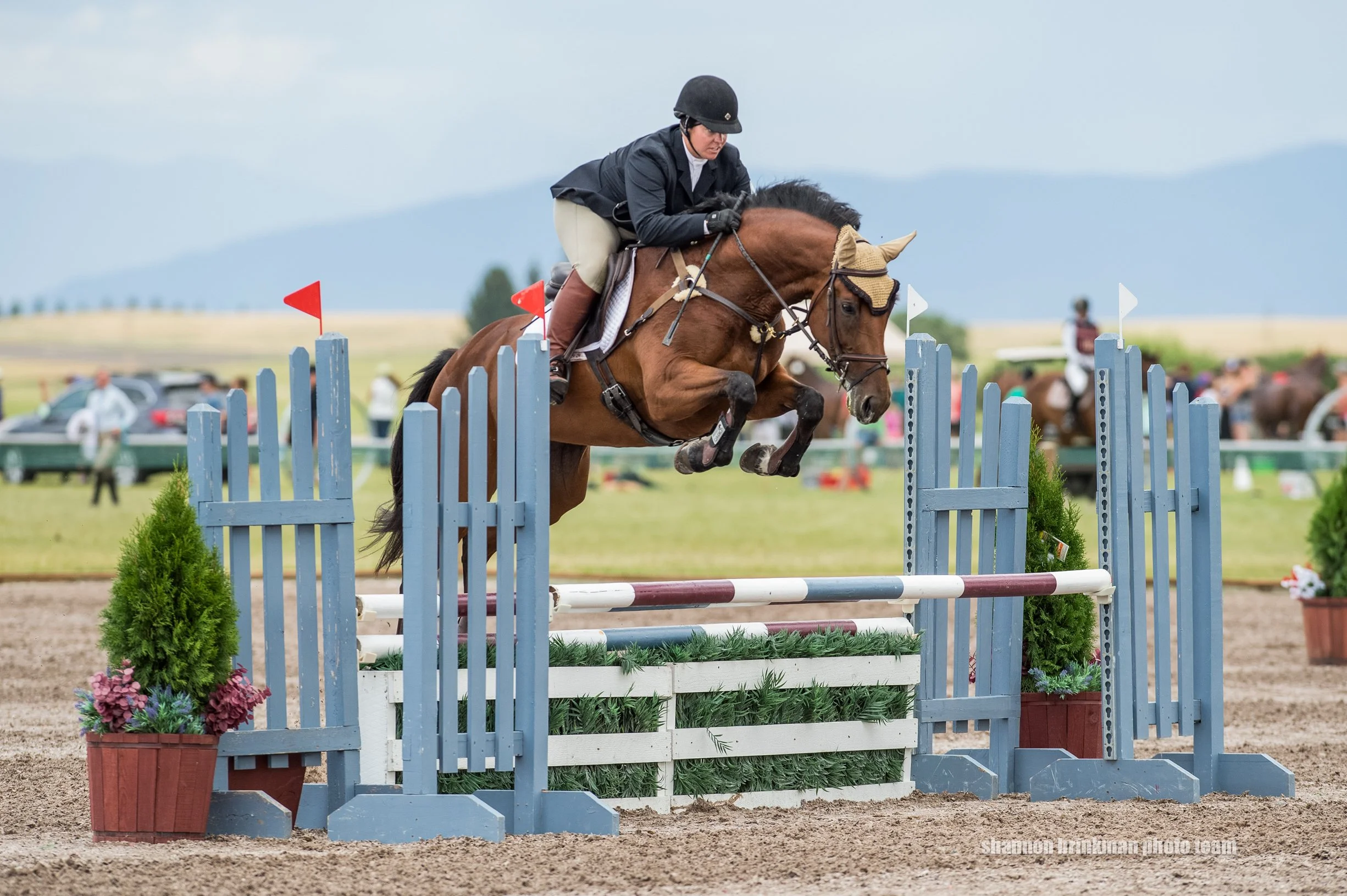 Allyson Green Jumping at Rebecca Farms