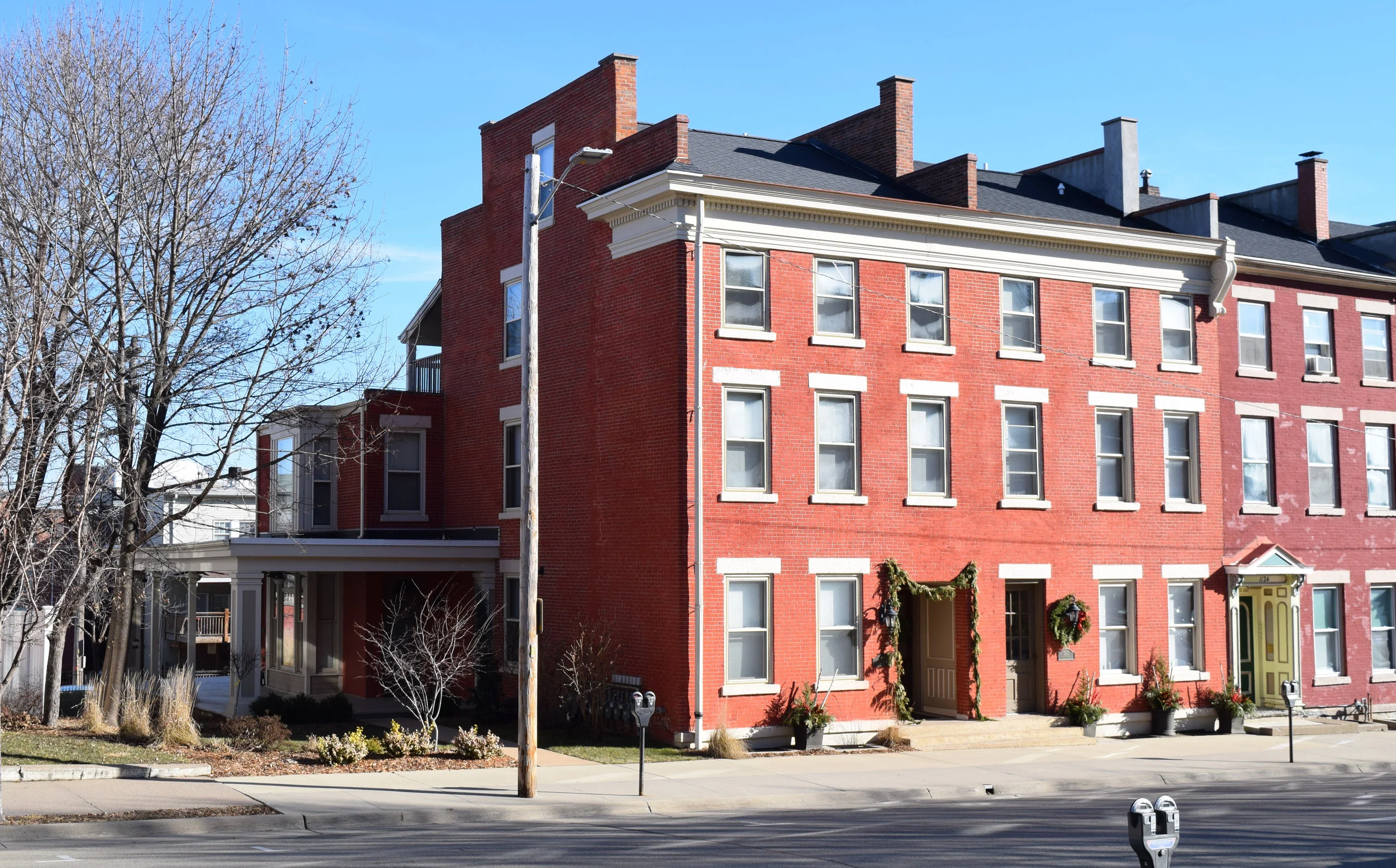 Senator Allison Rowhouse, Locust Street, Dubuque, Iowa