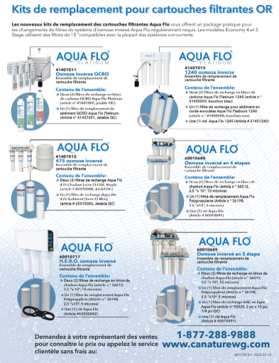 Sistemas de ósmosis inversa Aqua Flo Pro BP Serie 475 75 GPD con bomba  booster